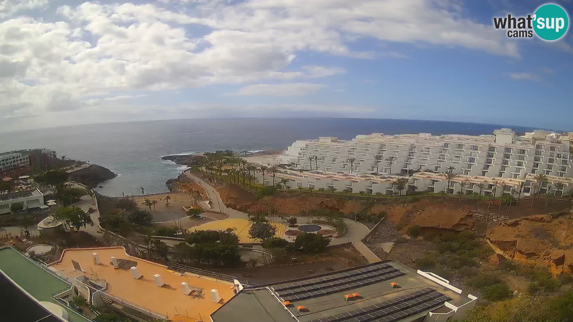 Spletna kamera v živo Las Galgas plaža – Playa Paraiso – otok La Gomera – Costa Adeje – Tenerife