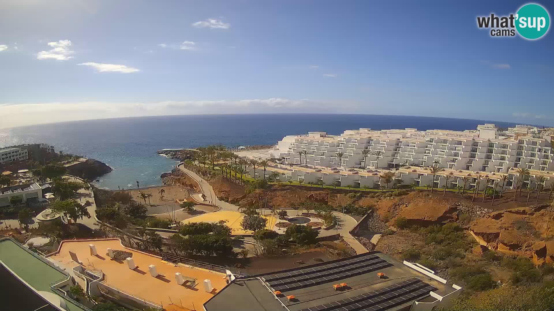 Webcam live spiaggia Las Galgas – Playa Paraiso – Isola La Gomera – Costa Adeje – Tenerife