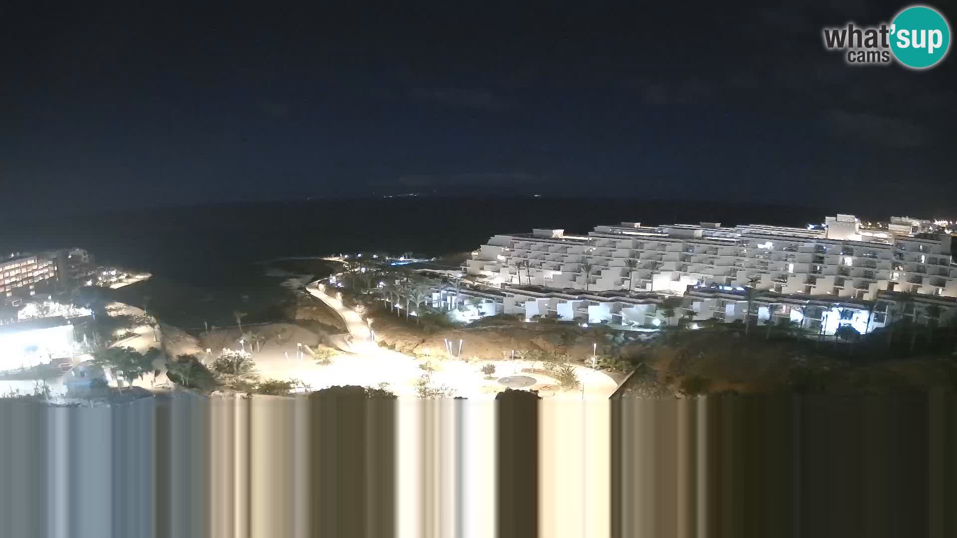 Spletna kamera v živo Las Galgas plaža – Playa Paraiso – otok La Gomera – Costa Adeje – Tenerife