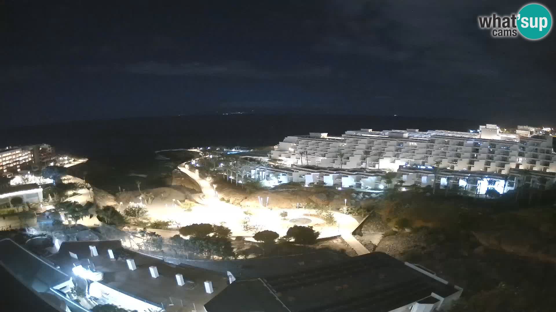 Live webcam Playa de Las Galgas – Playa Paraiso – La Gomera island – Adeje – Tenerife