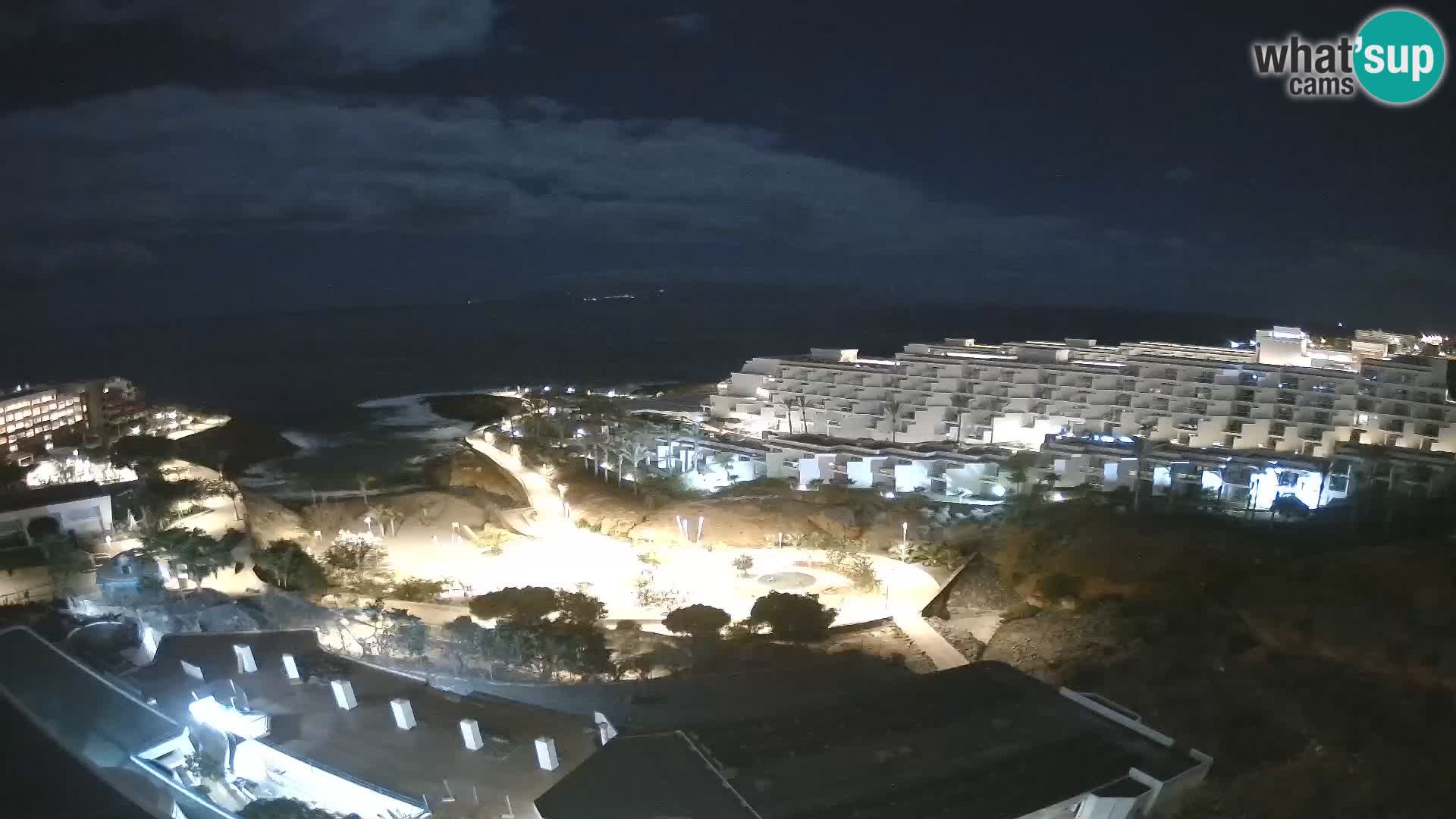 Live webcam Playa de Las Galgas – Playa Paraiso – La Gomera island – Adeje – Tenerife