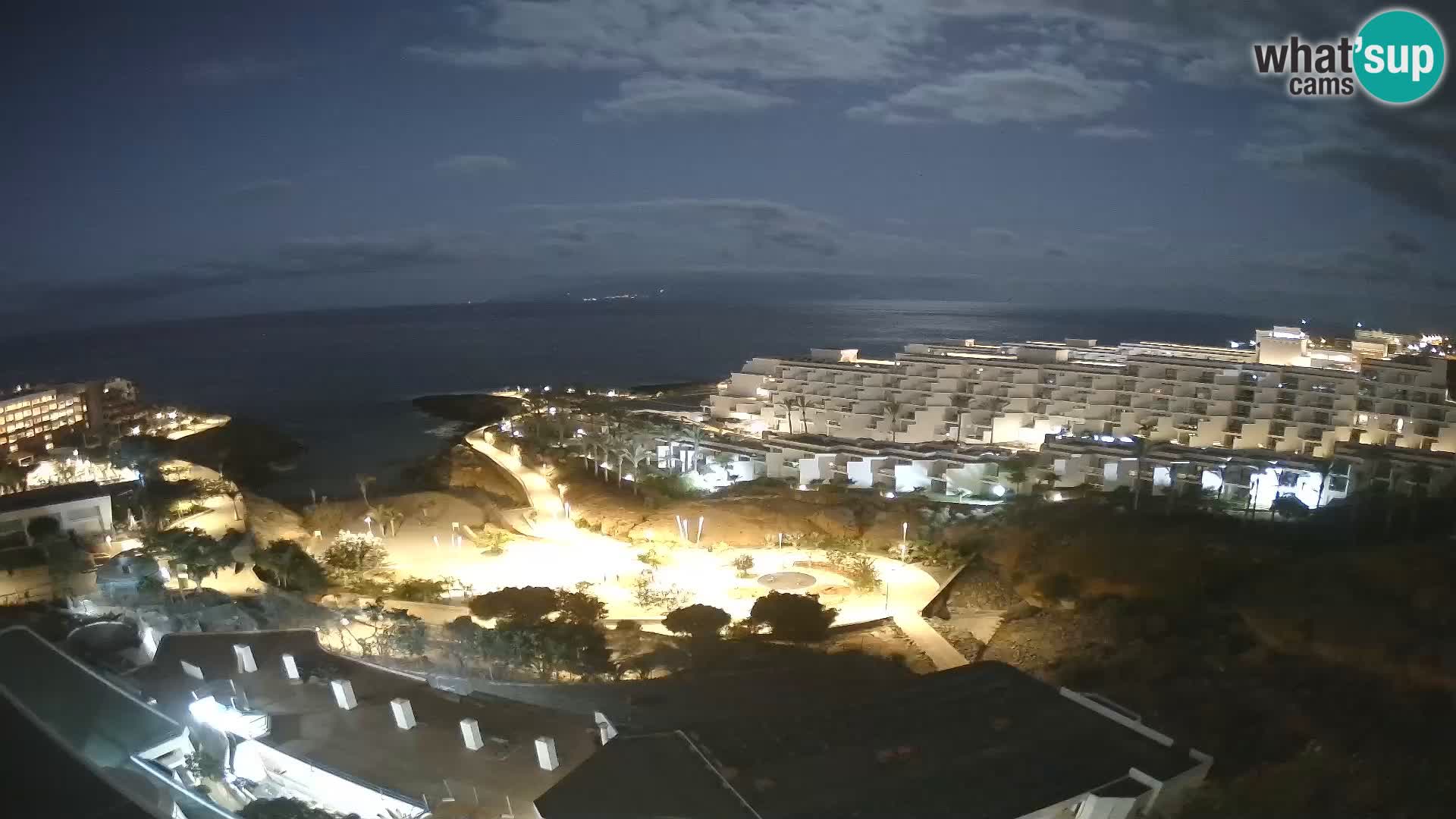 Live webcam Playa de Las Galgas – Playa Paraiso – La Gomera island – Adeje – Tenerife