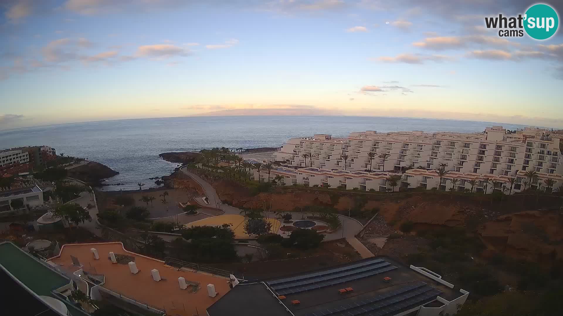Web kamera uživo Playa de Las Galgas – Playa Paraiso – otok La Gomera – Costa Adeje – Tenerife