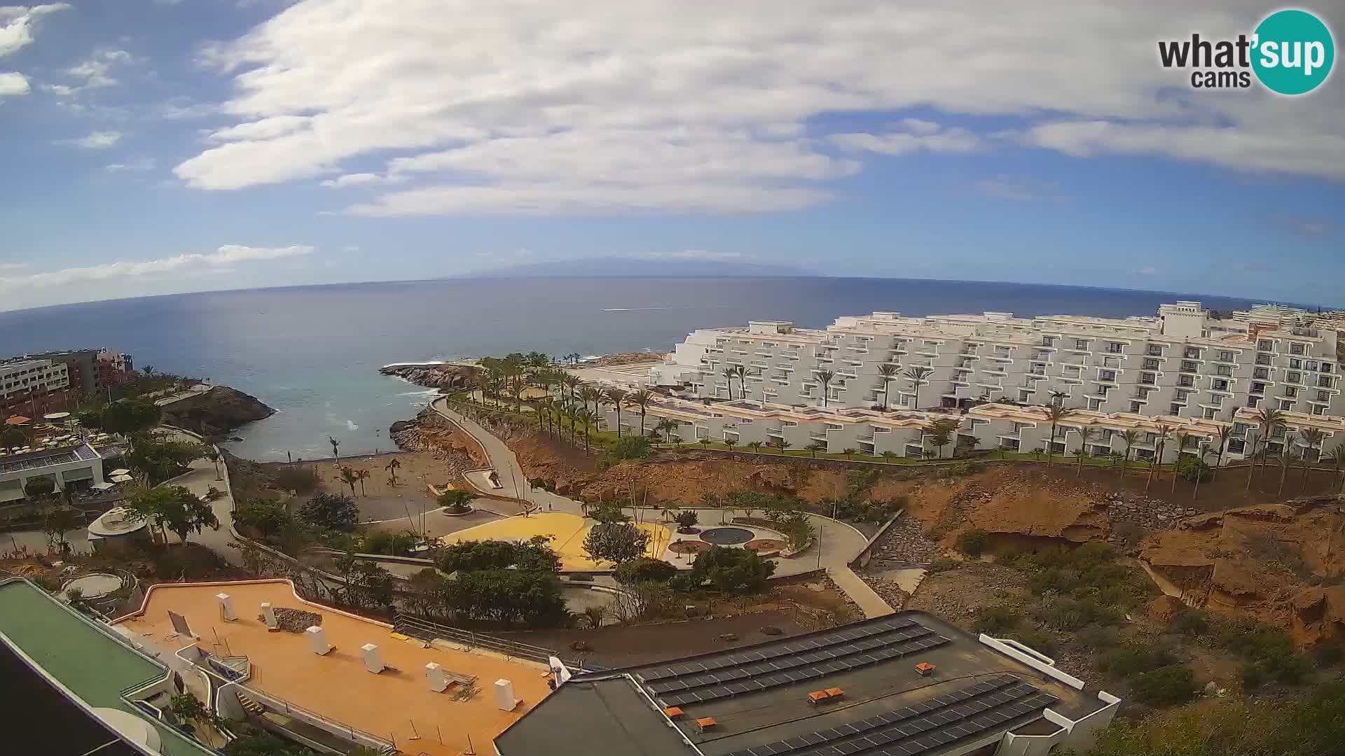 Web kamera uživo Playa de Las Galgas – Playa Paraiso – otok La Gomera – Costa Adeje – Tenerife