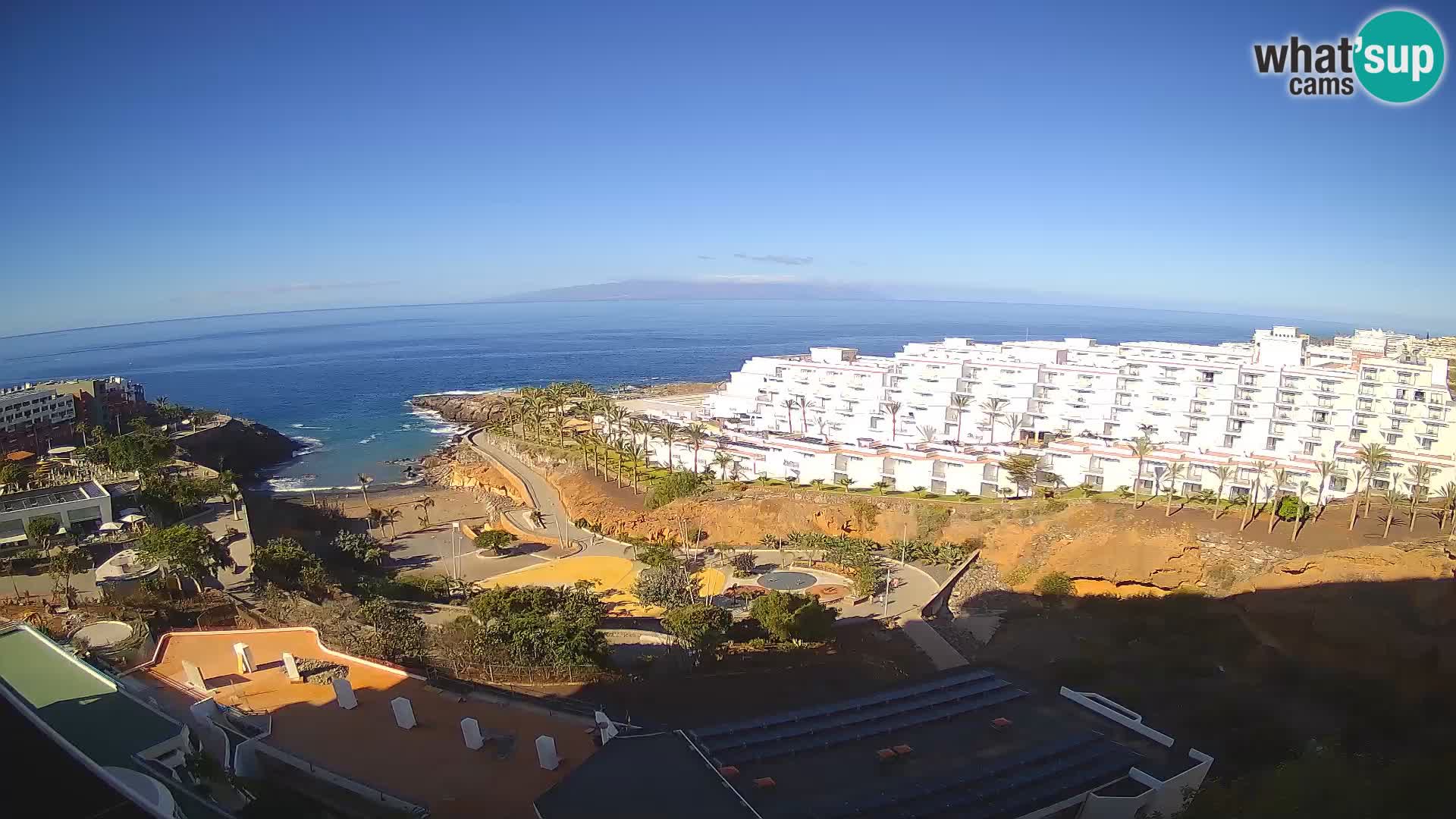 Webcam en direct Playa de Las Galgas – Playa Paraiso – île de La Gomera – Costa Adeje – Tenerife