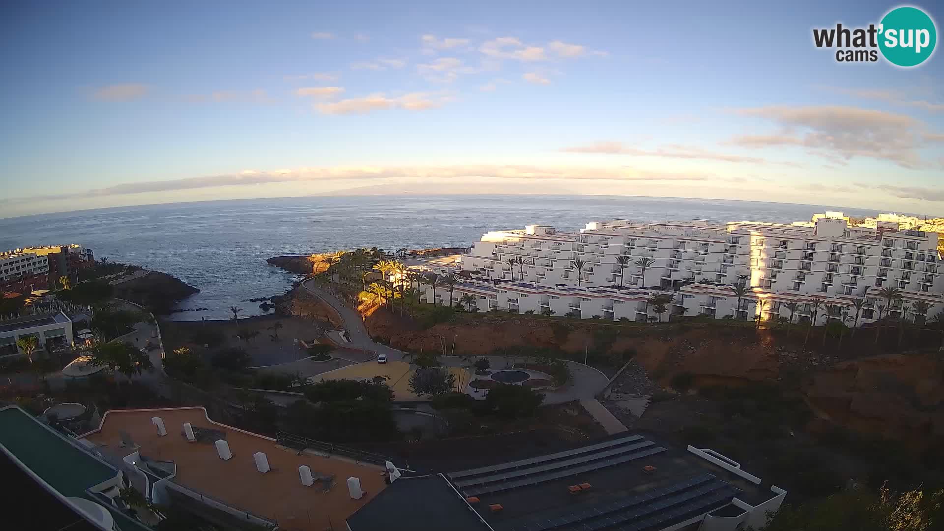 Web kamera uživo Playa de Las Galgas – Playa Paraiso – otok La Gomera – Costa Adeje – Tenerife