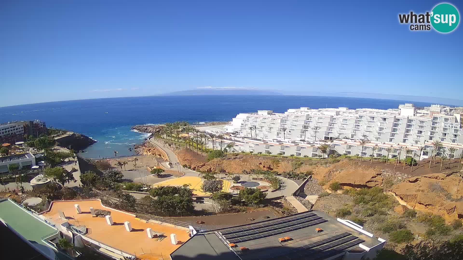 Live-Webcam Las Galgas Strand – Playa Paraiso – Insel La Gomera – Costa Adeje – Teneriffa