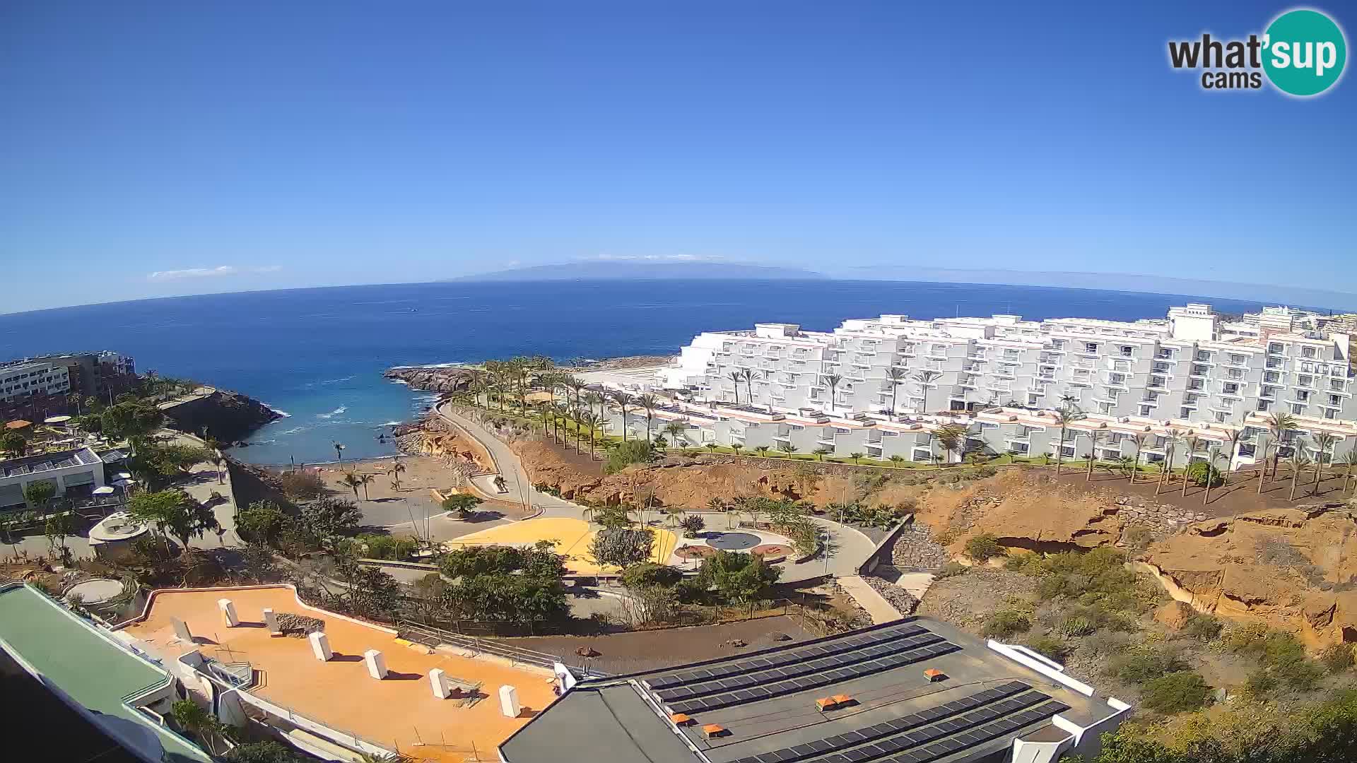 Web kamera uživo Playa de Las Galgas – Playa Paraiso – otok La Gomera – Costa Adeje – Tenerife