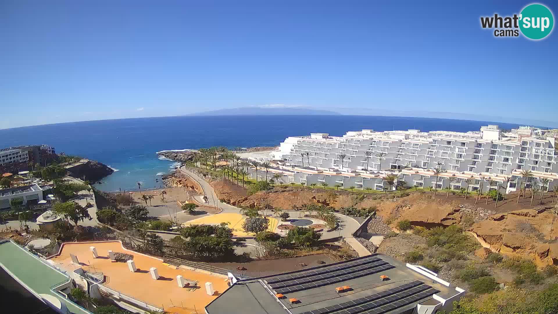 Live-Webcam Las Galgas Strand – Playa Paraiso – Insel La Gomera – Costa Adeje – Teneriffa