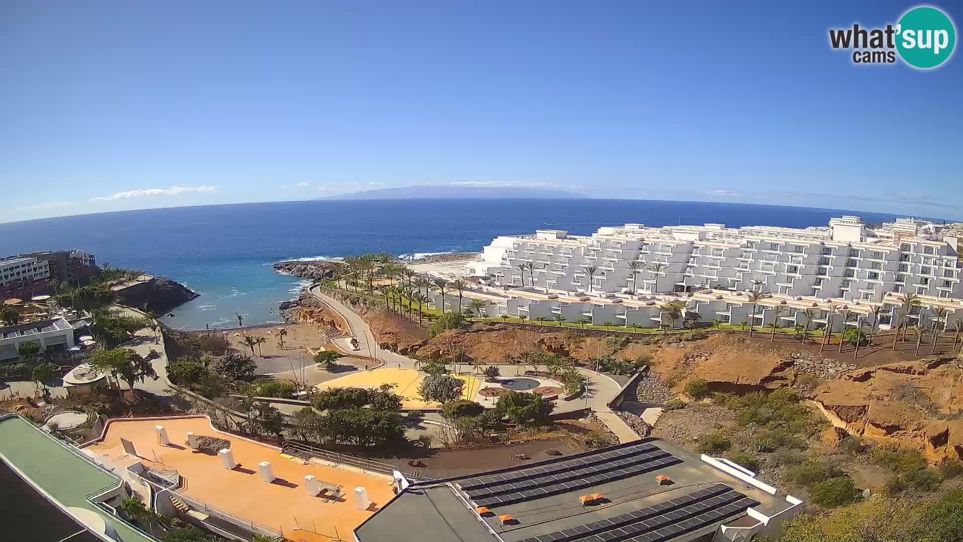 Webcam en vivo Playa de Las Galgas – Playa Paraíso – Isla de La Gomera – Costa Adeje – Tenerife
