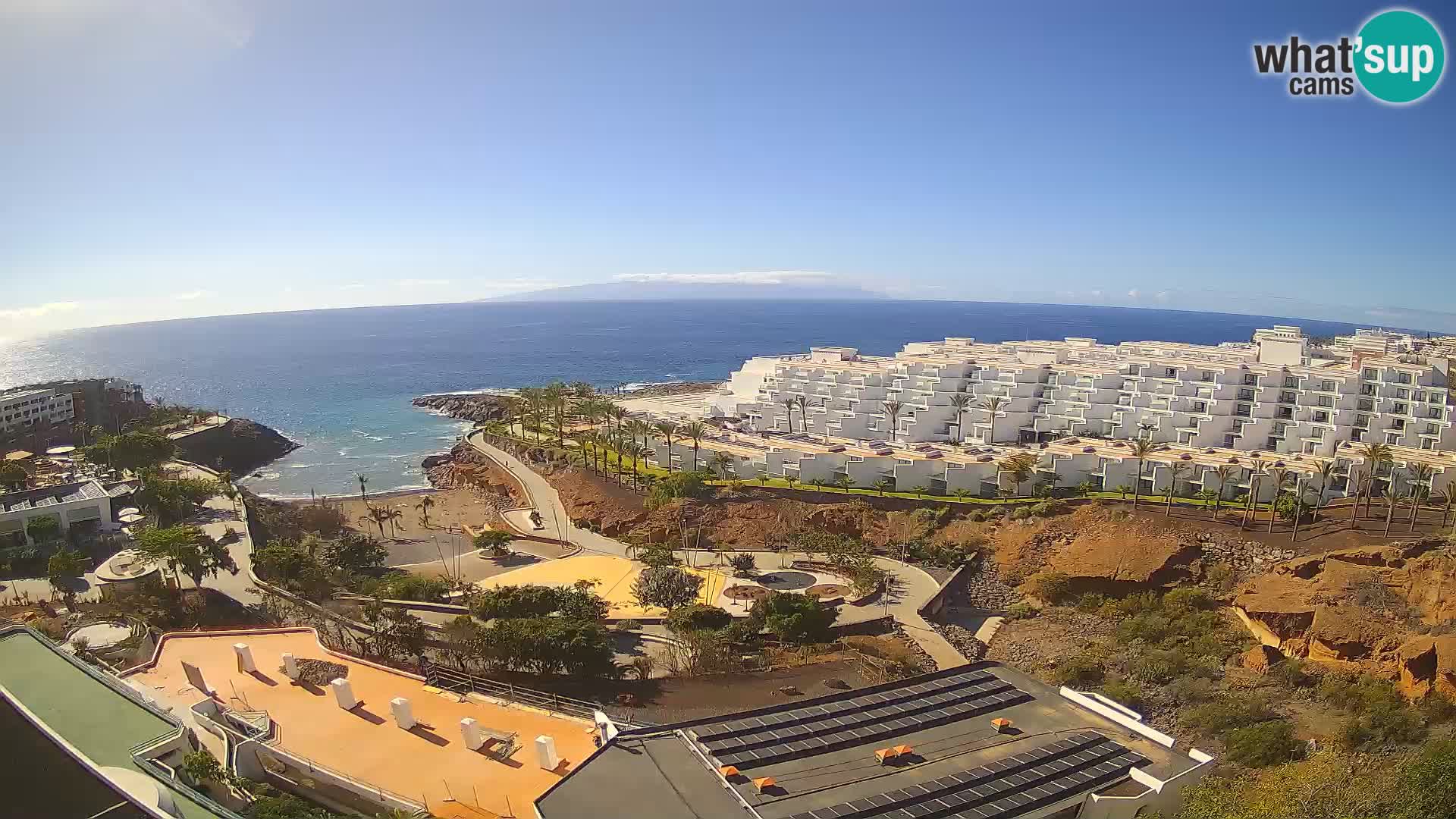 Live-Webcam Las Galgas Strand – Playa Paraiso – Insel La Gomera – Costa Adeje – Teneriffa