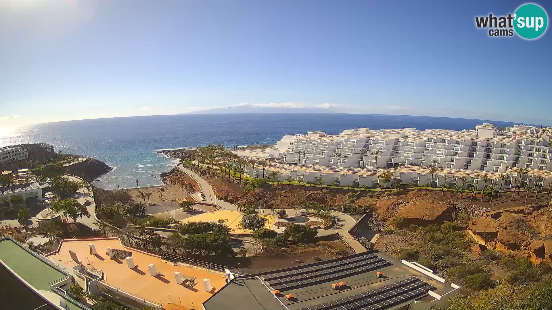 Webcam en vivo Playa de Las Galgas – Playa Paraíso – Isla de La Gomera – Costa Adeje – Tenerife
