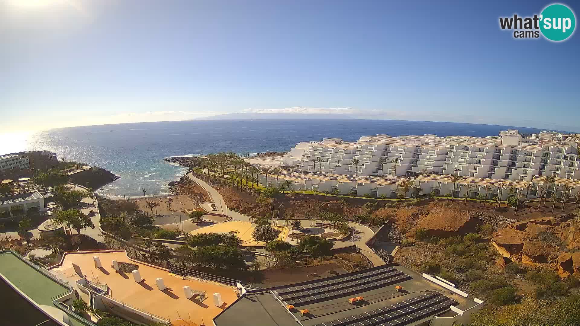 Webcam en vivo Playa de Las Galgas – Playa Paraíso – Isla de La Gomera – Costa Adeje – Tenerife