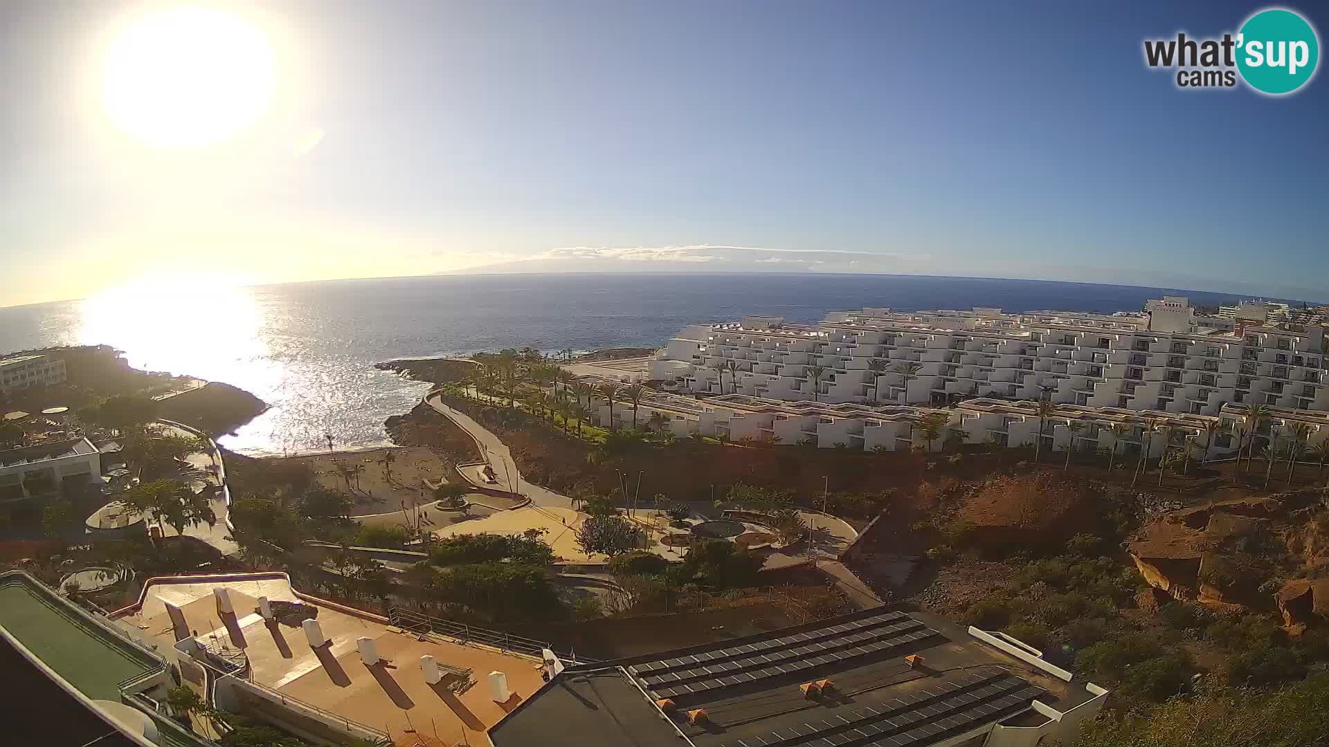 Webcam en vivo Playa de Las Galgas – Playa Paraíso – Isla de La Gomera – Costa Adeje – Tenerife