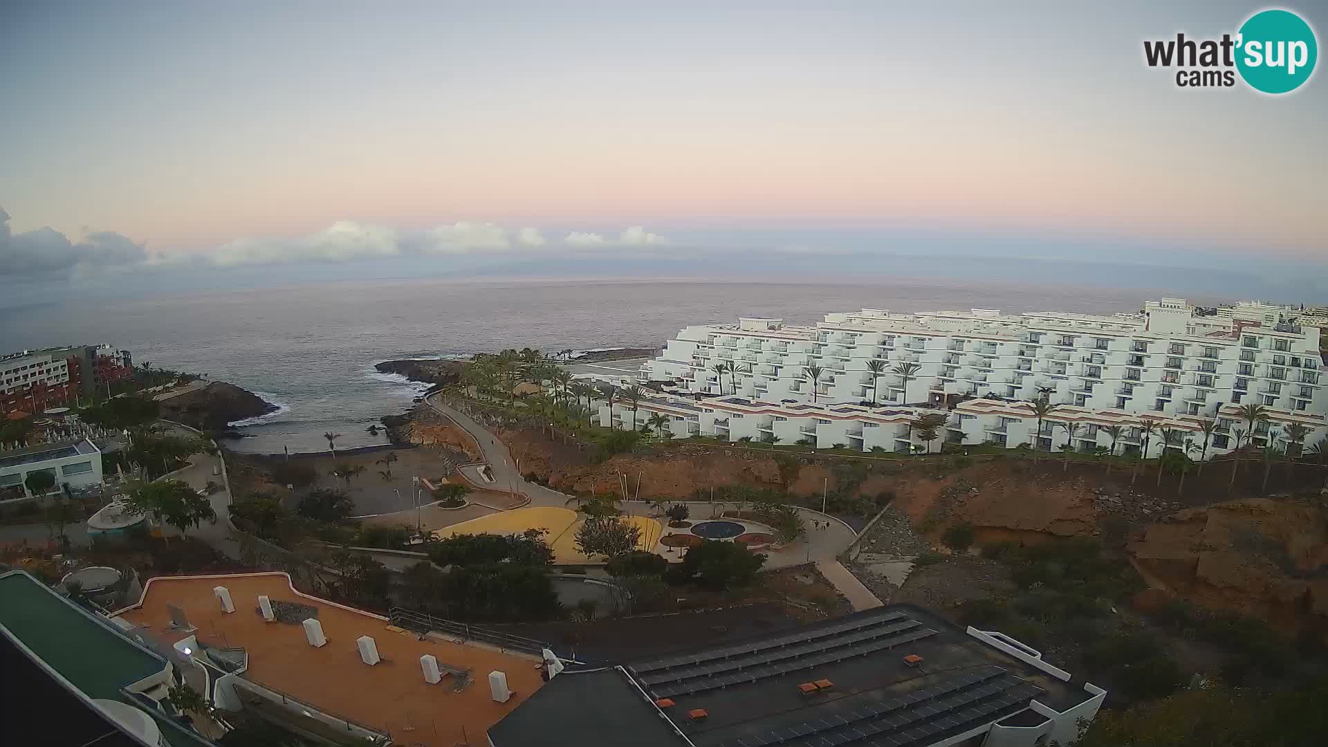 Live webcam Playa de Las Galgas – Playa Paraiso – La Gomera island – Adeje – Tenerife
