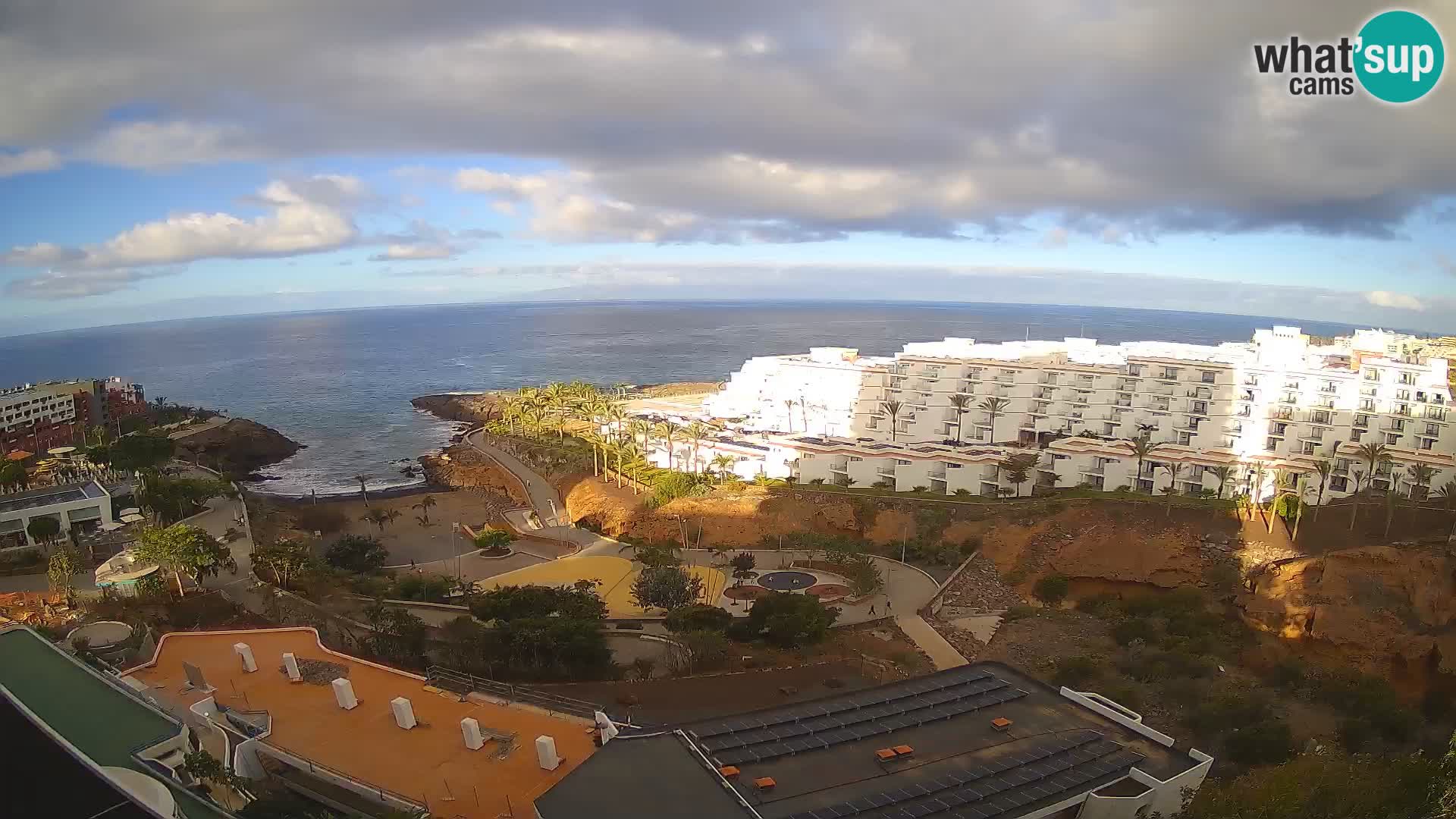 Live webcam Playa de Las Galgas – Playa Paraiso – La Gomera island – Adeje – Tenerife