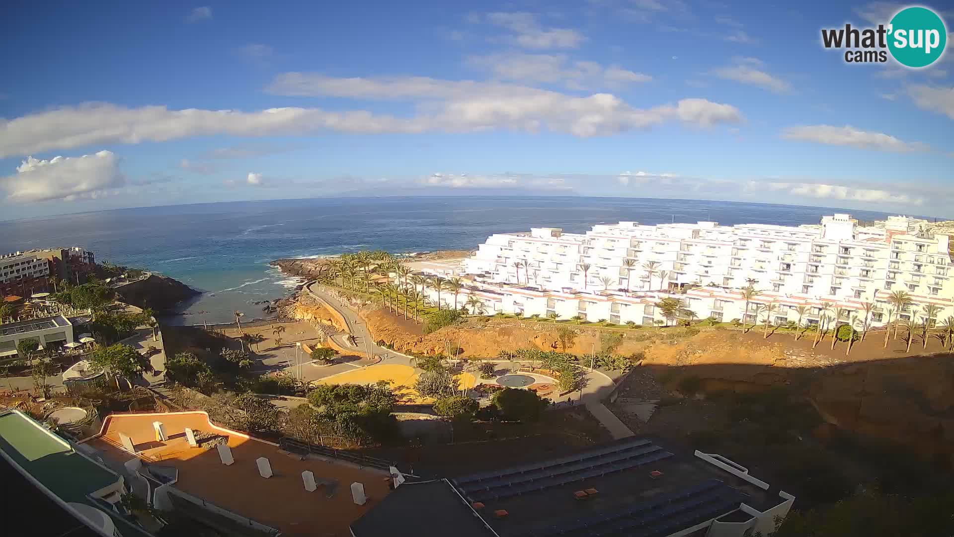 Webcam en vivo Playa de Las Galgas – Playa Paraíso – Isla de La Gomera – Costa Adeje – Tenerife