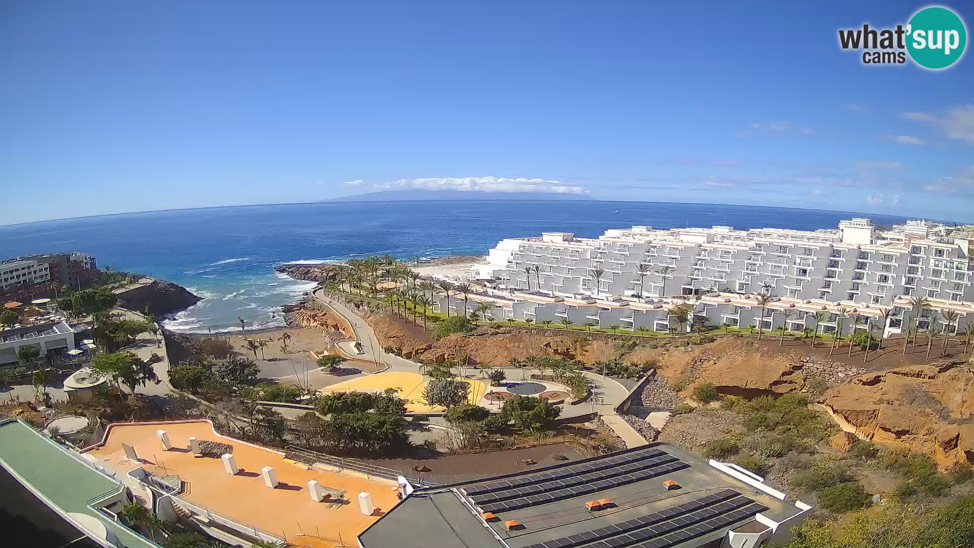 Live-Webcam Las Galgas Strand – Playa Paraiso – Insel La Gomera – Costa Adeje – Teneriffa