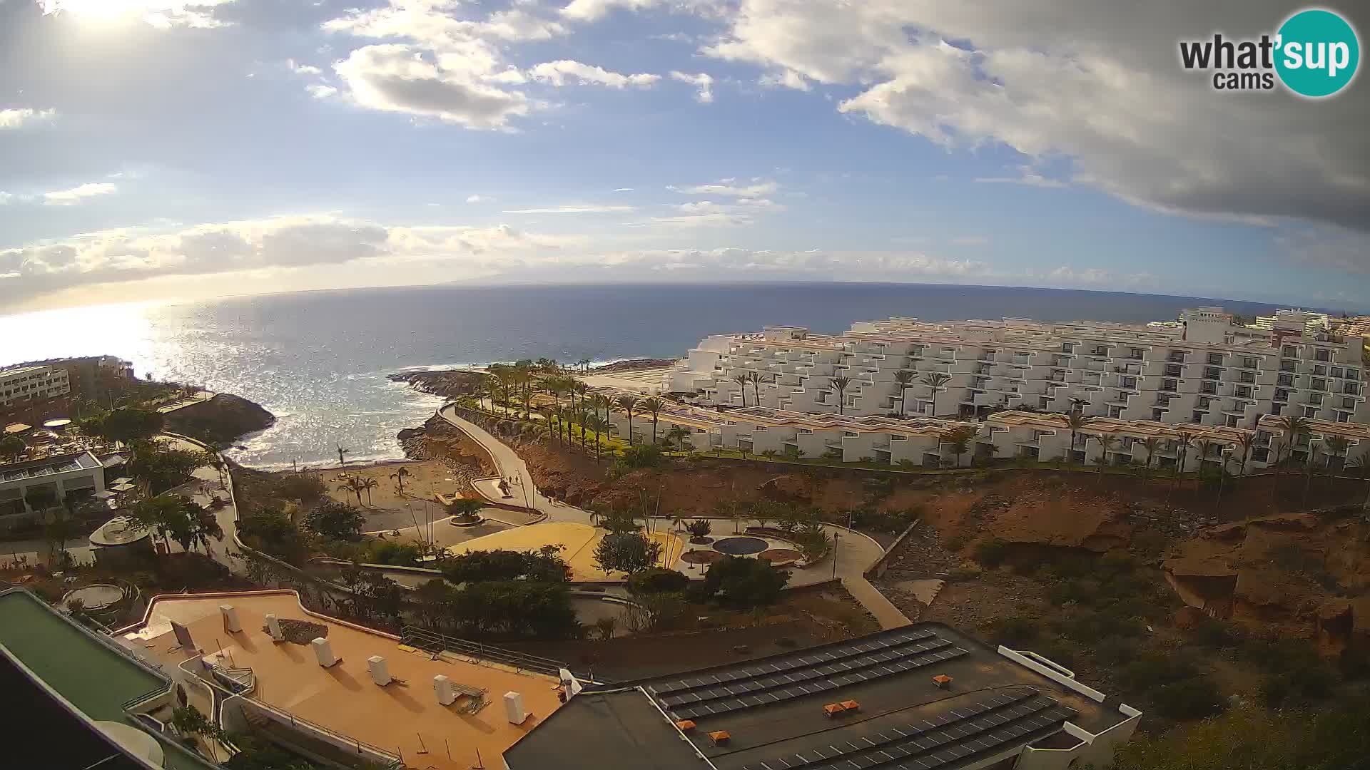 Spletna kamera v živo Las Galgas plaža – Playa Paraiso – otok La Gomera – Costa Adeje – Tenerife