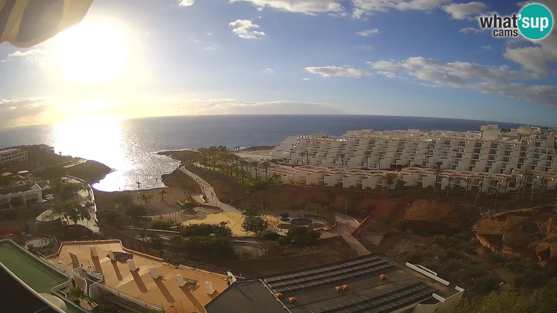 Live webcam Playa de Las Galgas – Playa Paraiso – La Gomera island – Adeje – Tenerife