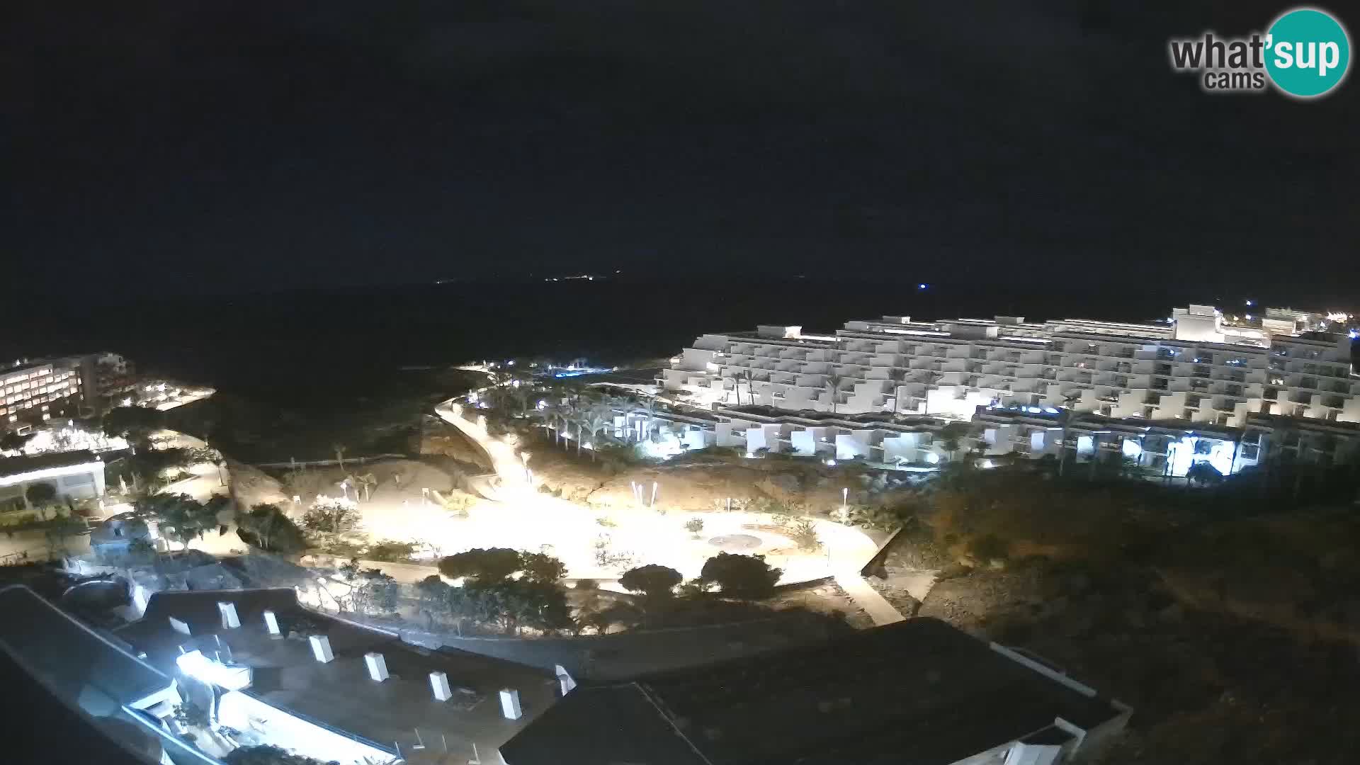 Live webcam Playa de Las Galgas – Playa Paraiso – La Gomera island – Adeje – Tenerife