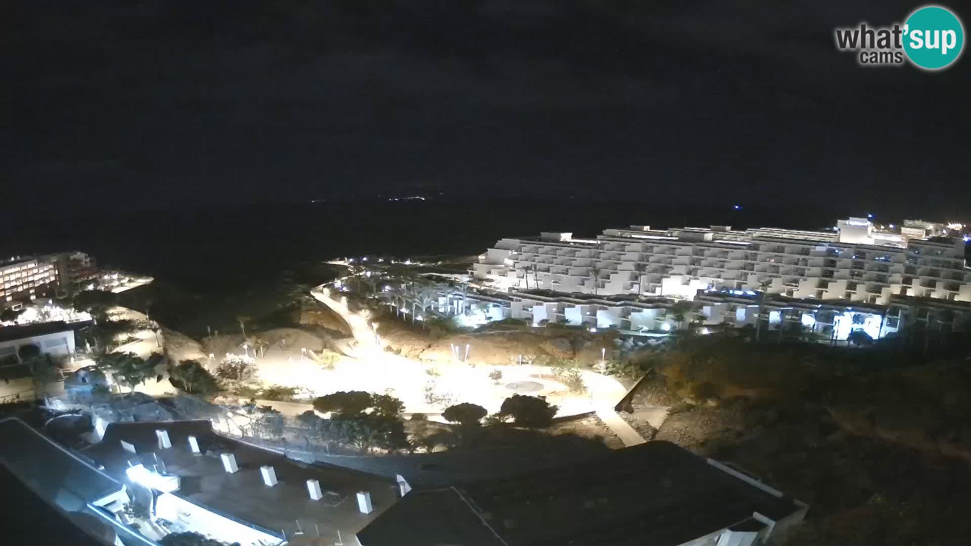 Live webcam Playa de Las Galgas – Playa Paraiso – La Gomera island – Adeje – Tenerife