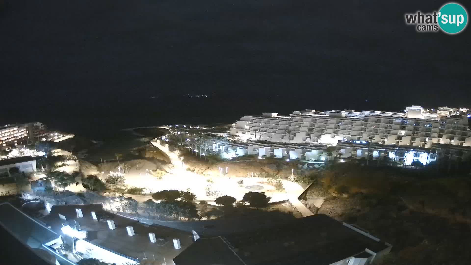 Spletna kamera v živo Las Galgas plaža – Playa Paraiso – otok La Gomera – Costa Adeje – Tenerife