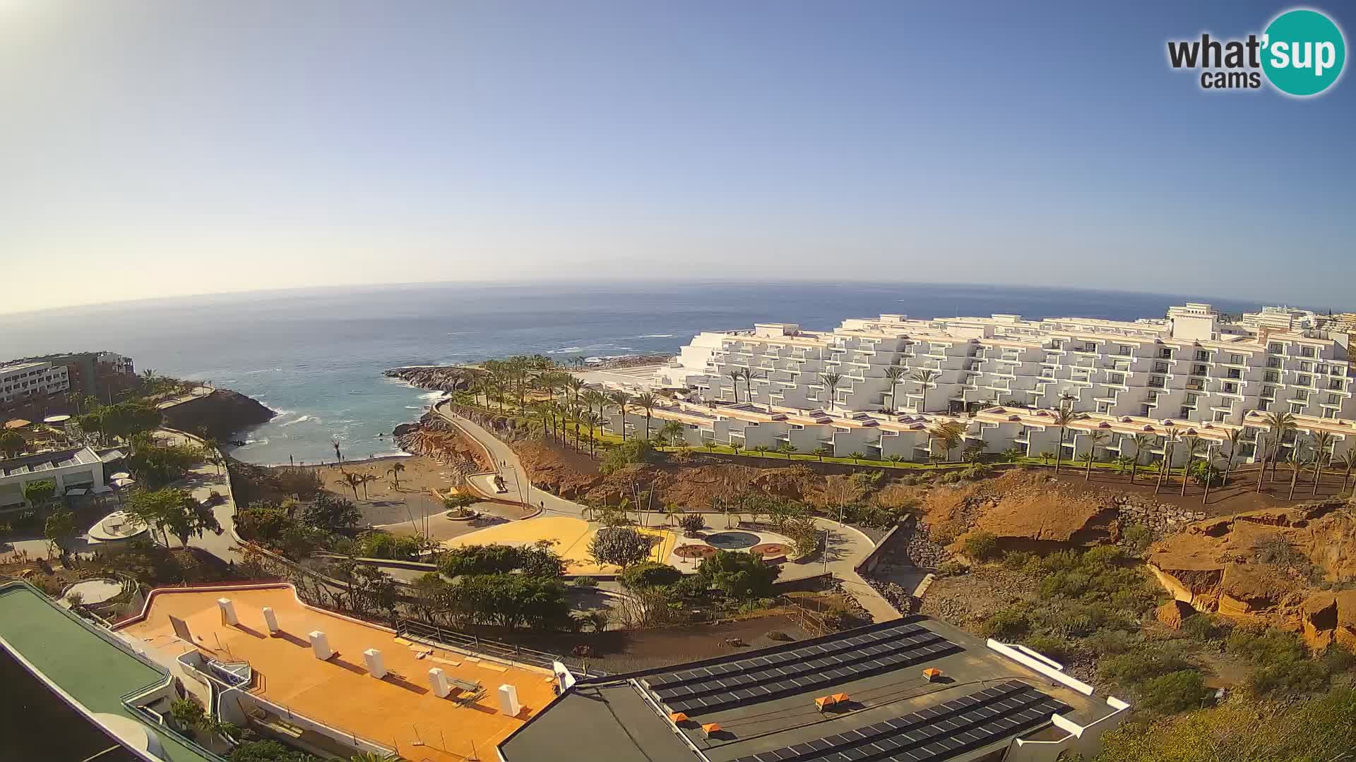 Web kamera uživo Playa de Las Galgas – Playa Paraiso – otok La Gomera – Costa Adeje – Tenerife