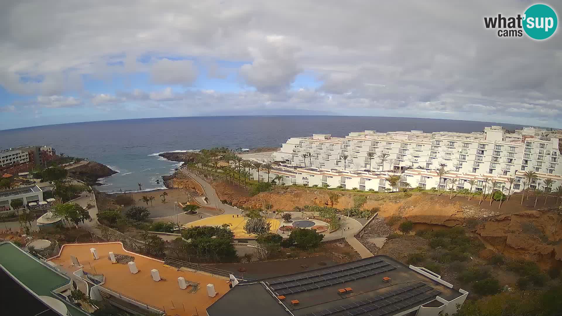 Web kamera uživo Playa de Las Galgas – Playa Paraiso – otok La Gomera – Costa Adeje – Tenerife