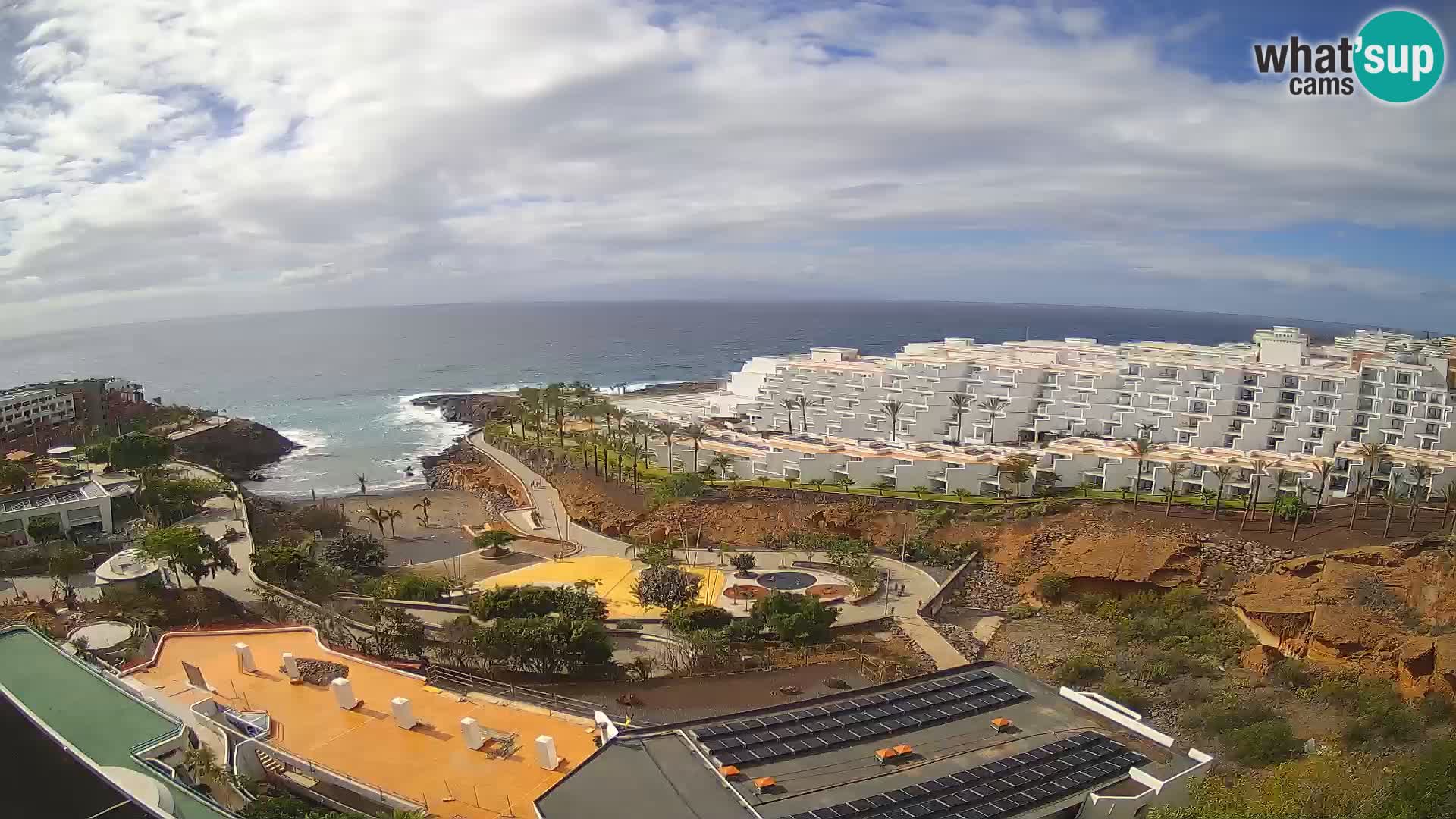 Webcam en vivo Playa de Las Galgas – Playa Paraíso – Isla de La Gomera – Costa Adeje – Tenerife