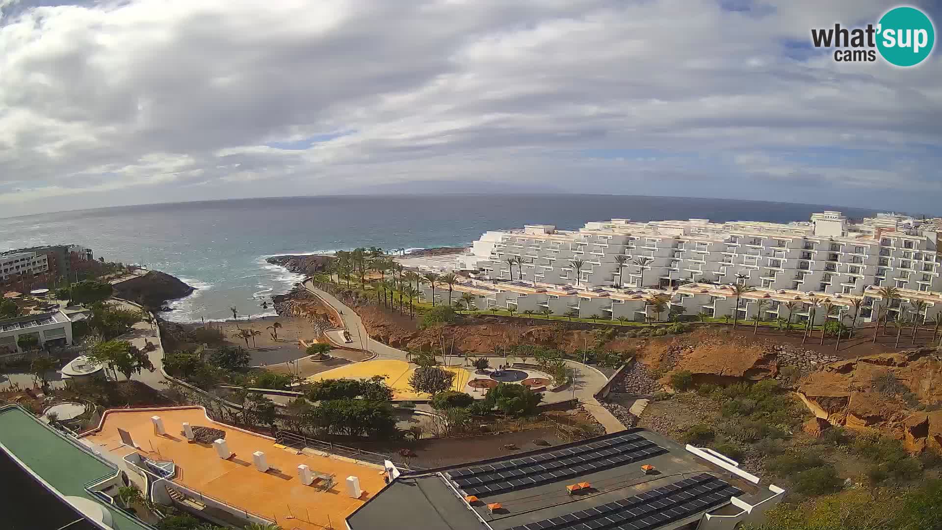 Live-Webcam Las Galgas Strand – Playa Paraiso – Insel La Gomera – Costa Adeje – Teneriffa