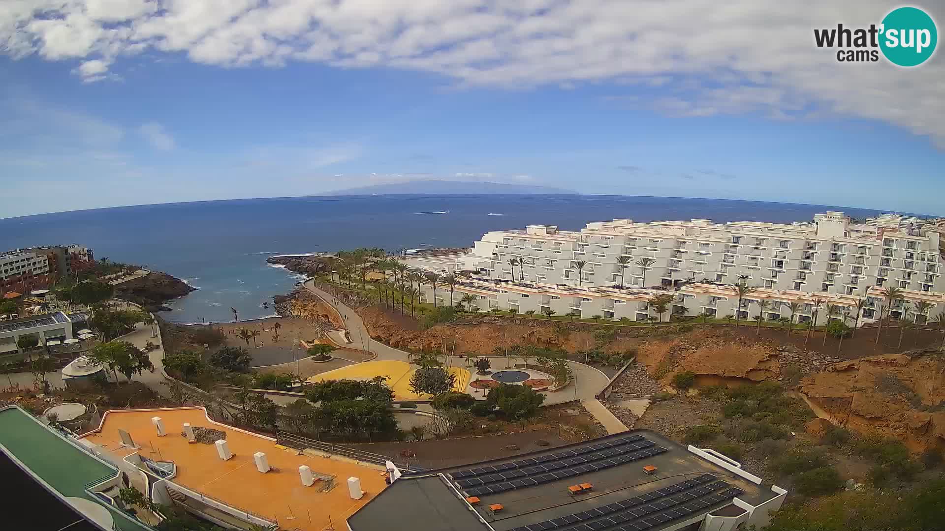 Webcam en direct Playa de Las Galgas – Playa Paraiso – île de La Gomera – Costa Adeje – Tenerife