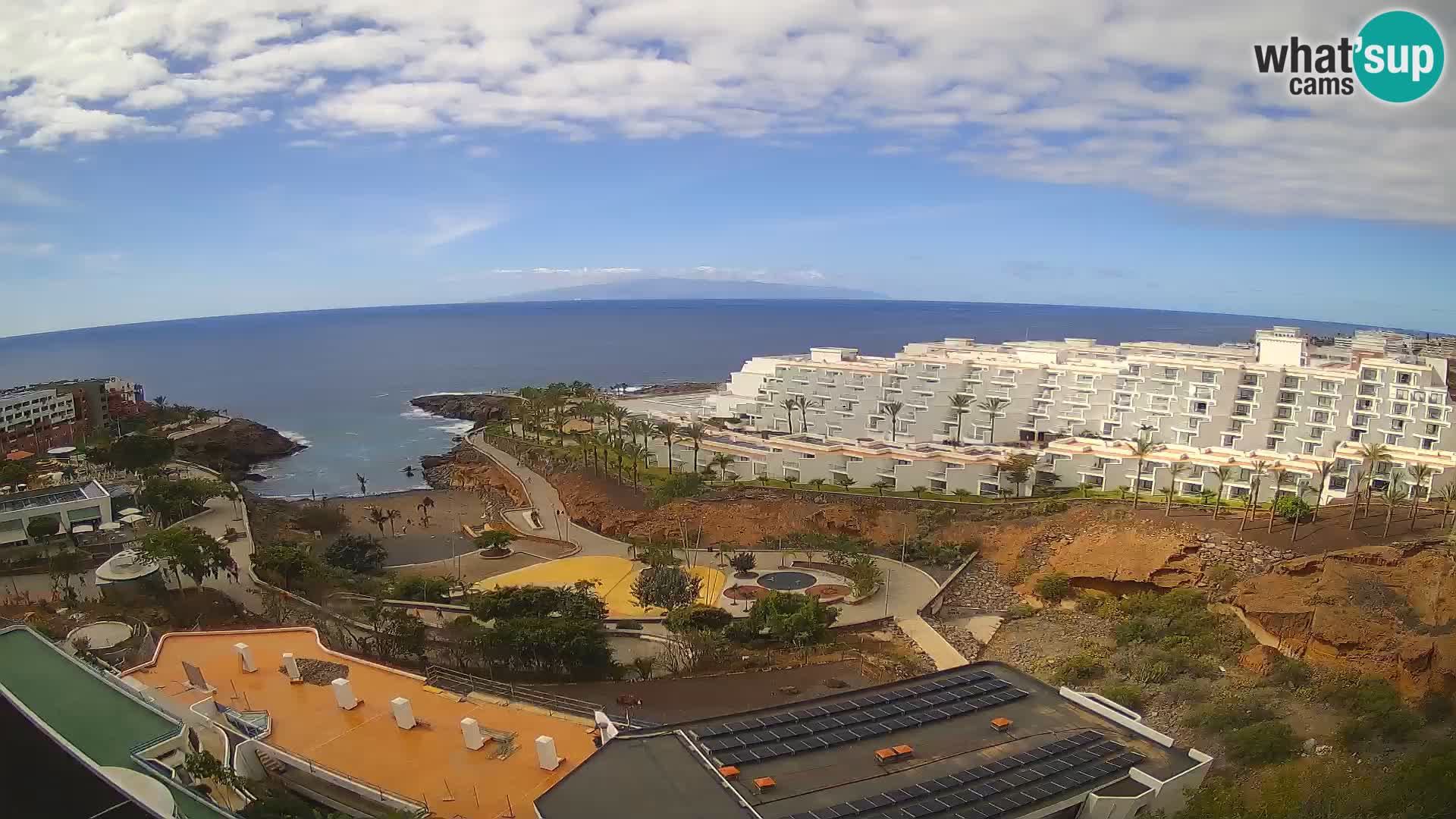 Webcam live spiaggia Las Galgas – Playa Paraiso – Isola La Gomera – Costa Adeje – Tenerife