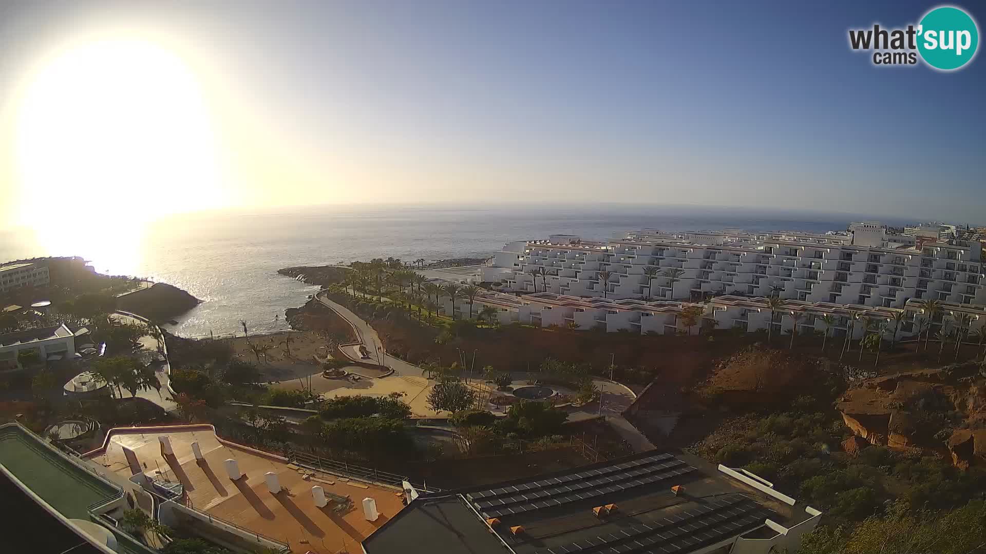 Webcam en vivo Playa de Las Galgas – Playa Paraíso – Isla de La Gomera – Costa Adeje – Tenerife