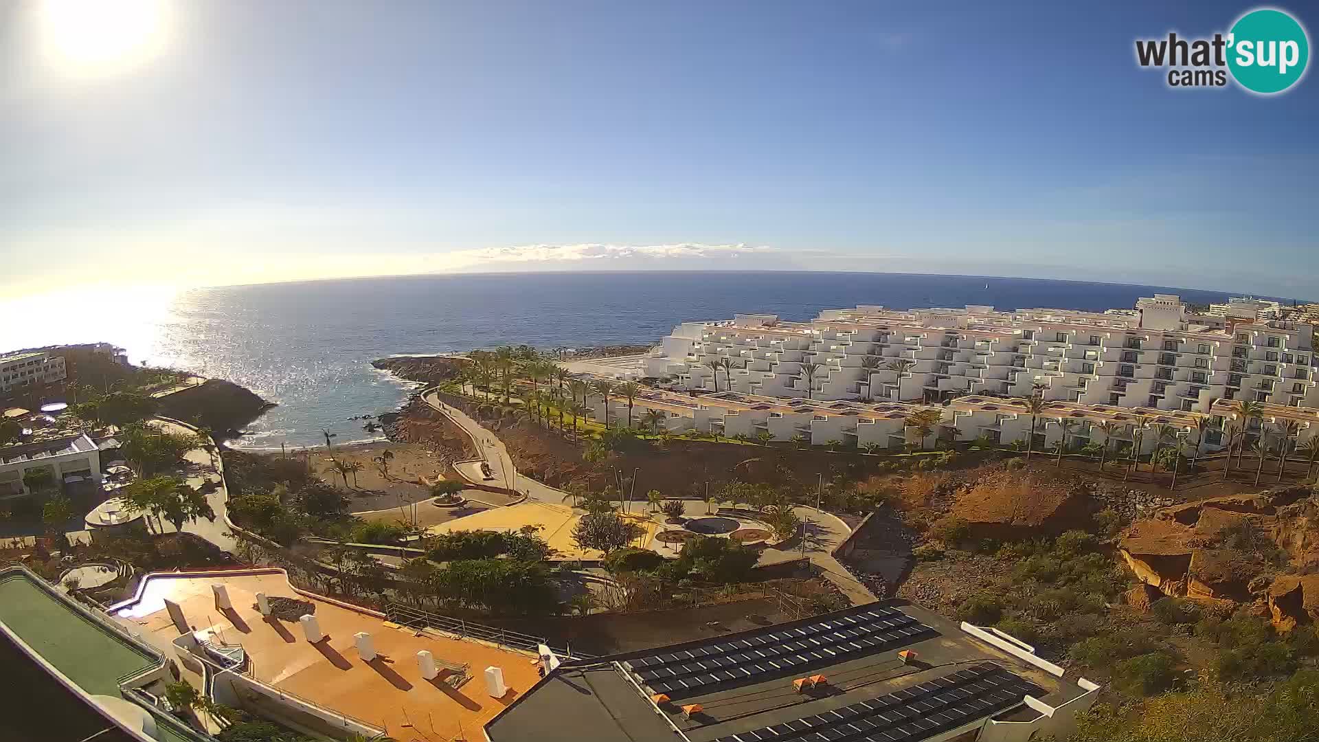 Webcam en vivo Playa de Las Galgas – Playa Paraíso – Isla de La Gomera – Costa Adeje – Tenerife