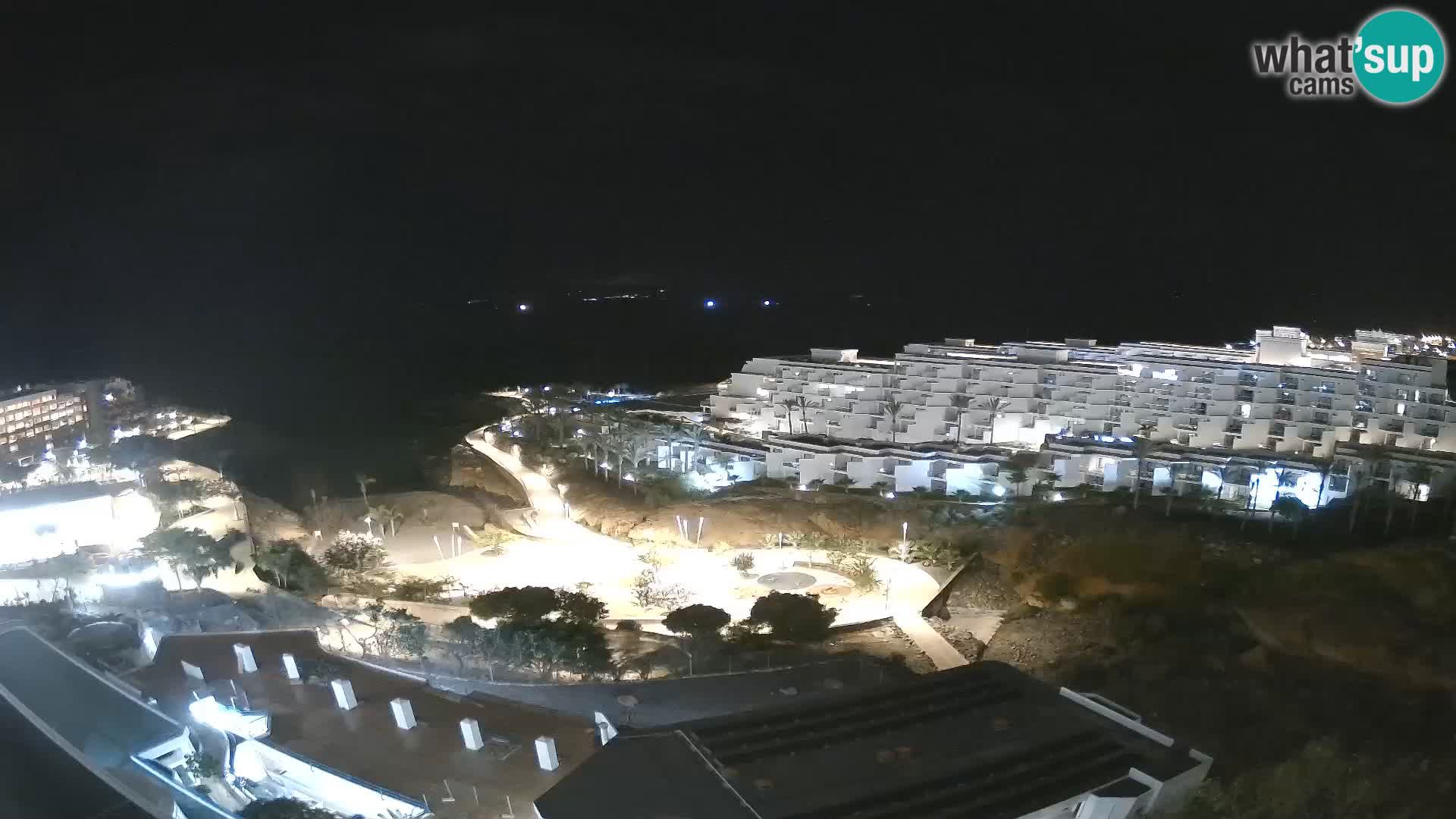 Live webcam Playa de Las Galgas – Playa Paraiso – La Gomera island – Adeje – Tenerife