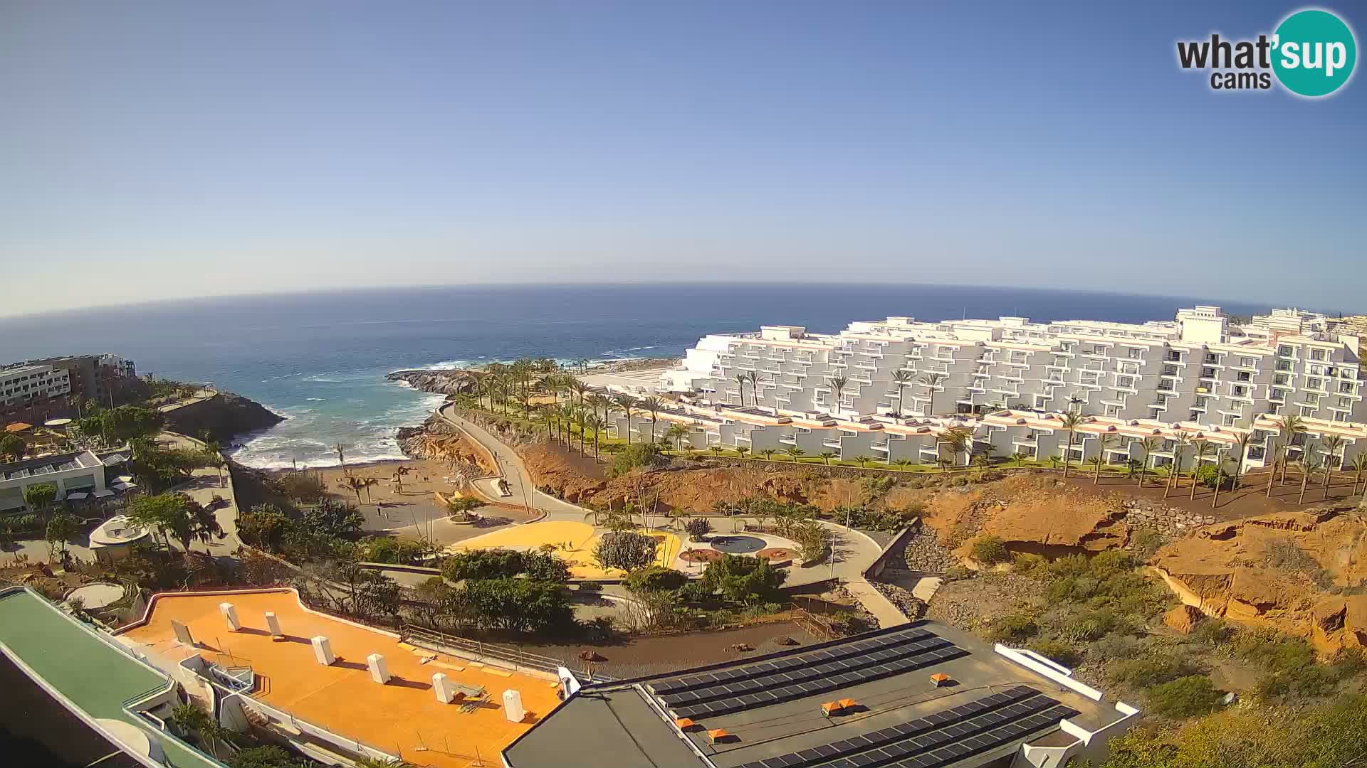 Webcam en vivo Playa de Las Galgas – Playa Paraíso – Isla de La Gomera – Costa Adeje – Tenerife