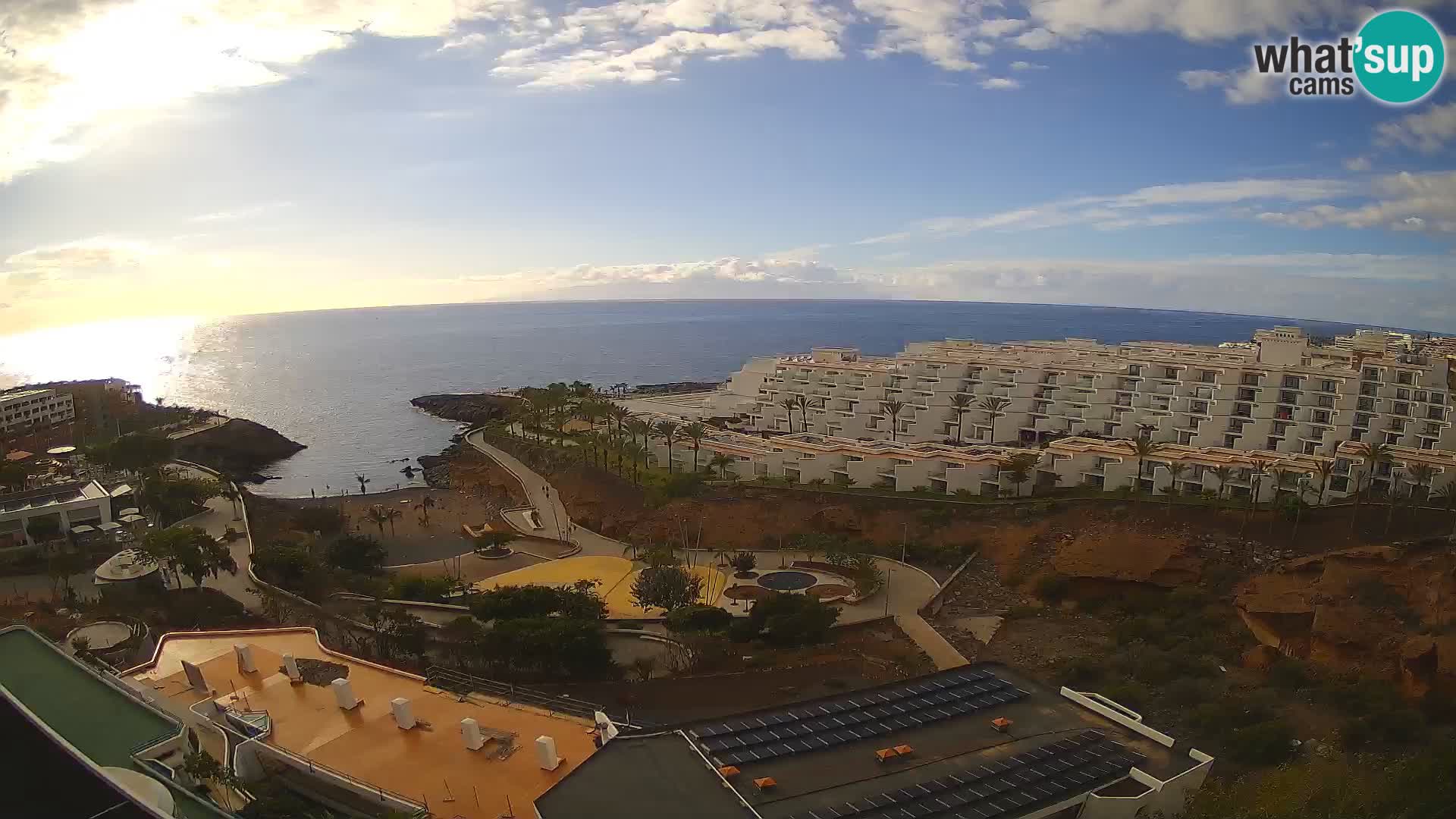 Live webcam Playa de Las Galgas – Playa Paraiso – La Gomera island – Adeje – Tenerife