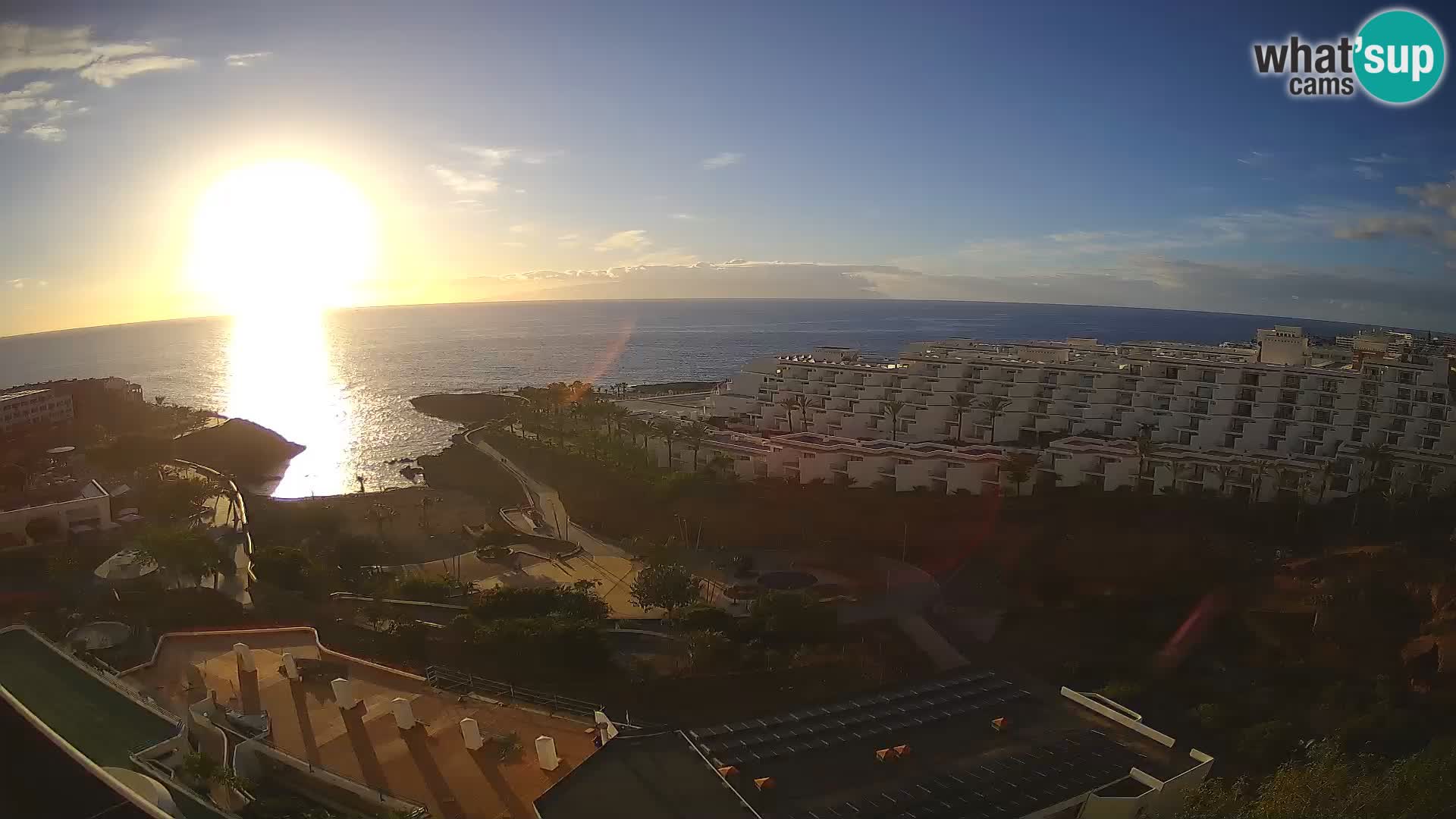 Spletna kamera v živo Las Galgas plaža – Playa Paraiso – otok La Gomera – Costa Adeje – Tenerife