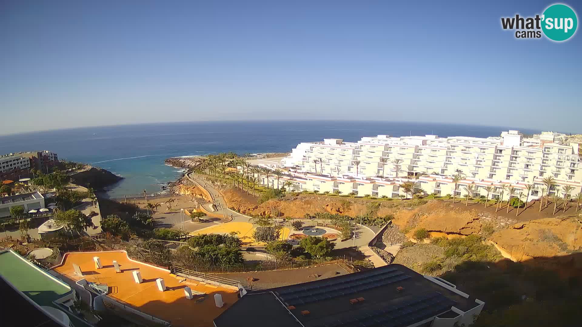 Web kamera uživo Playa de Las Galgas – Playa Paraiso – otok La Gomera – Costa Adeje – Tenerife