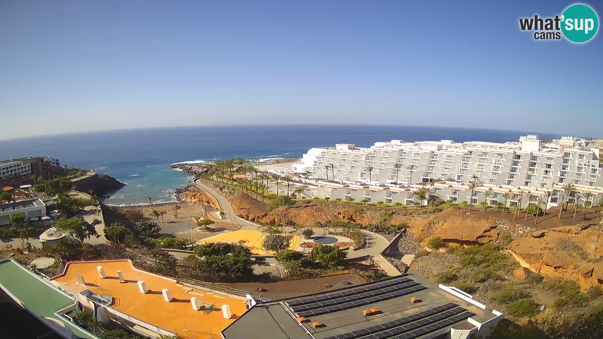 Webcam en direct Playa de Las Galgas – Playa Paraiso – île de La Gomera – Costa Adeje – Tenerife