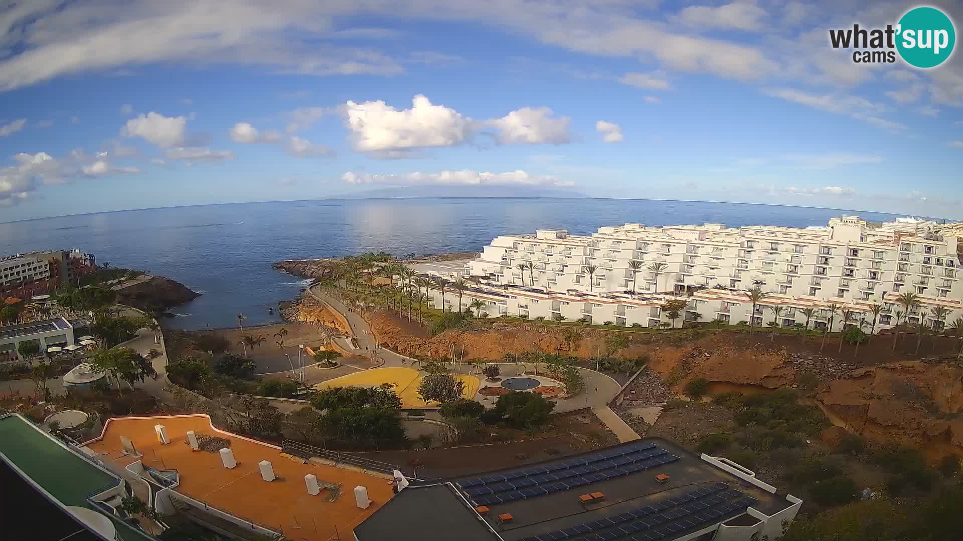 Webcam live spiaggia Las Galgas – Playa Paraiso – Isola La Gomera – Costa Adeje – Tenerife