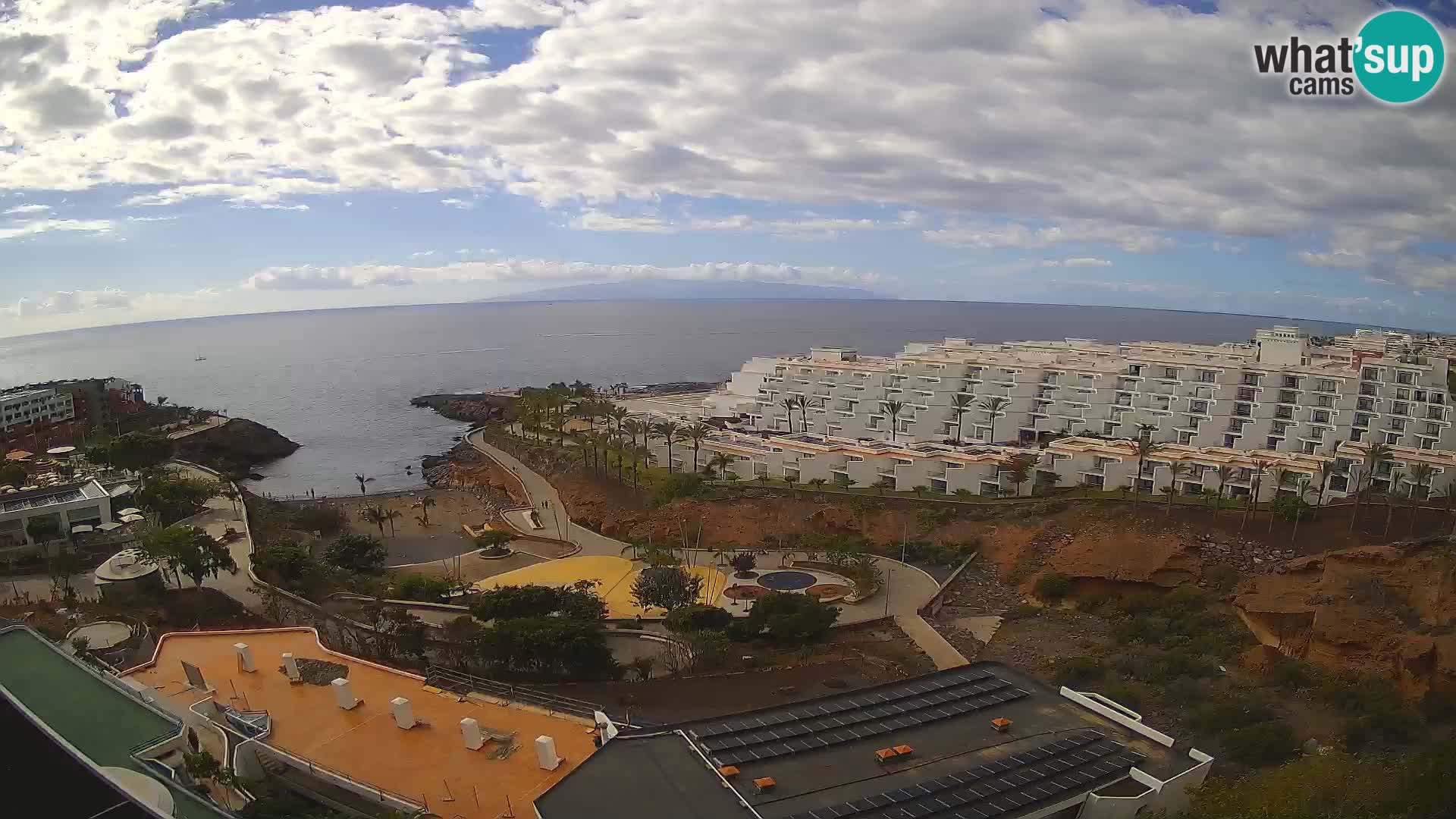 Webcam en direct Playa de Las Galgas – Playa Paraiso – île de La Gomera – Costa Adeje – Tenerife