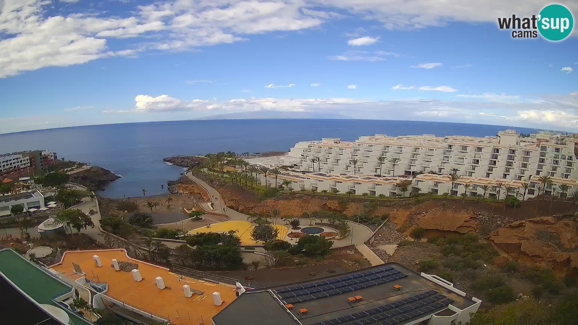 Live-Webcam Las Galgas Strand – Playa Paraiso – Insel La Gomera – Costa Adeje – Teneriffa