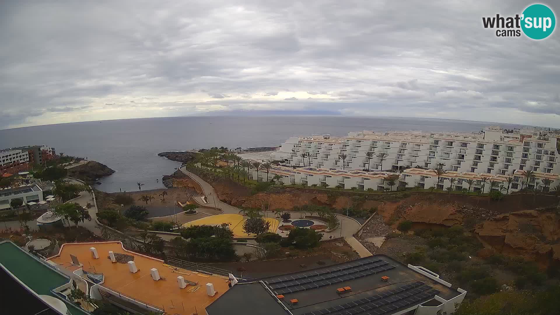 Webcam en vivo Playa de Las Galgas – Playa Paraíso – Isla de La Gomera – Costa Adeje – Tenerife