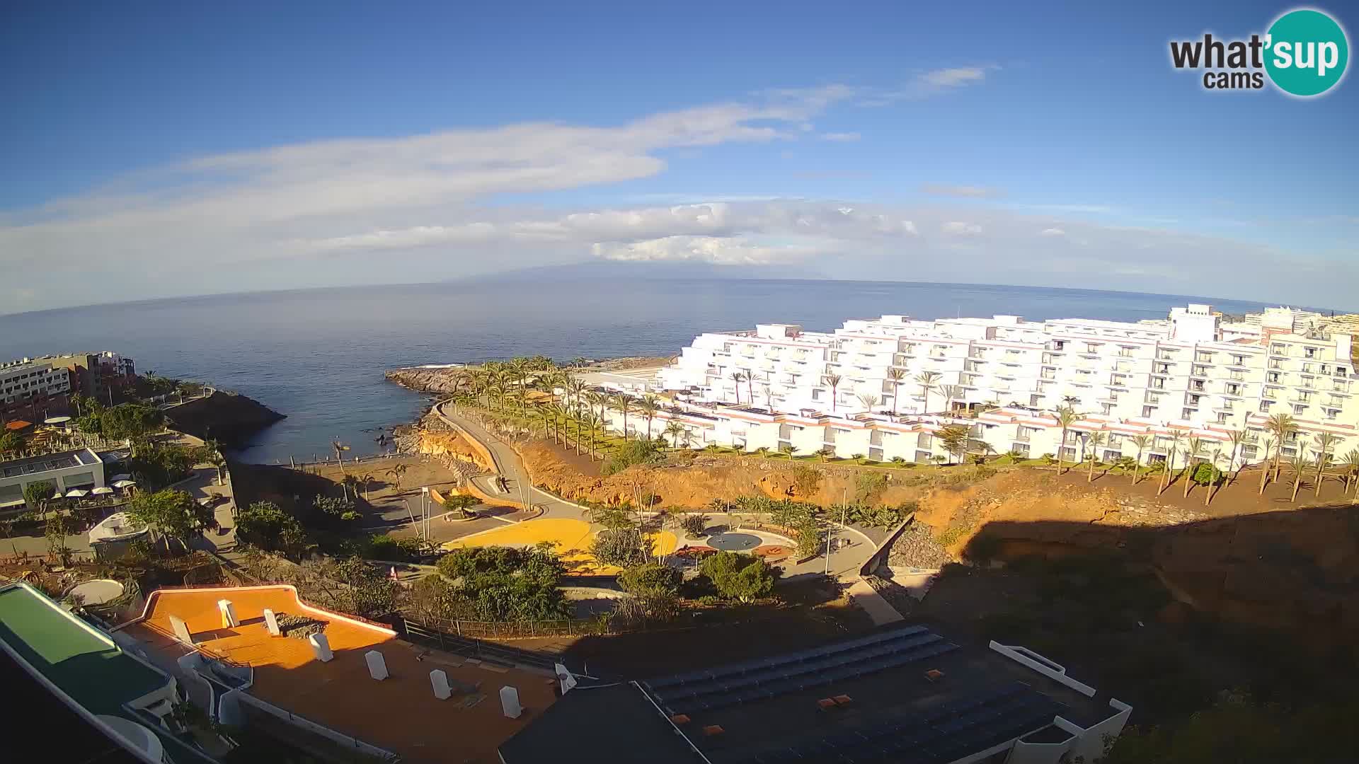 Web kamera uživo Playa de Las Galgas – Playa Paraiso – otok La Gomera – Costa Adeje – Tenerife