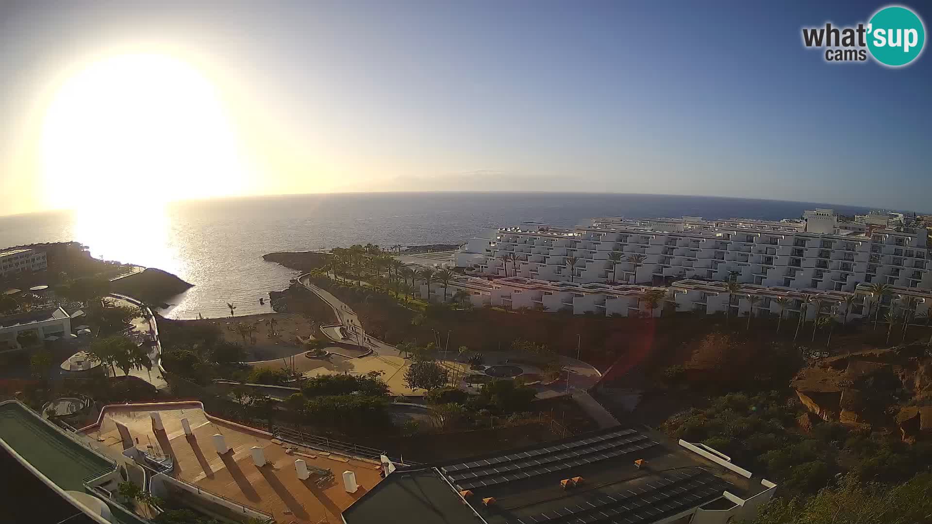 Live webcam Playa de Las Galgas – Playa Paraiso – La Gomera island – Adeje – Tenerife