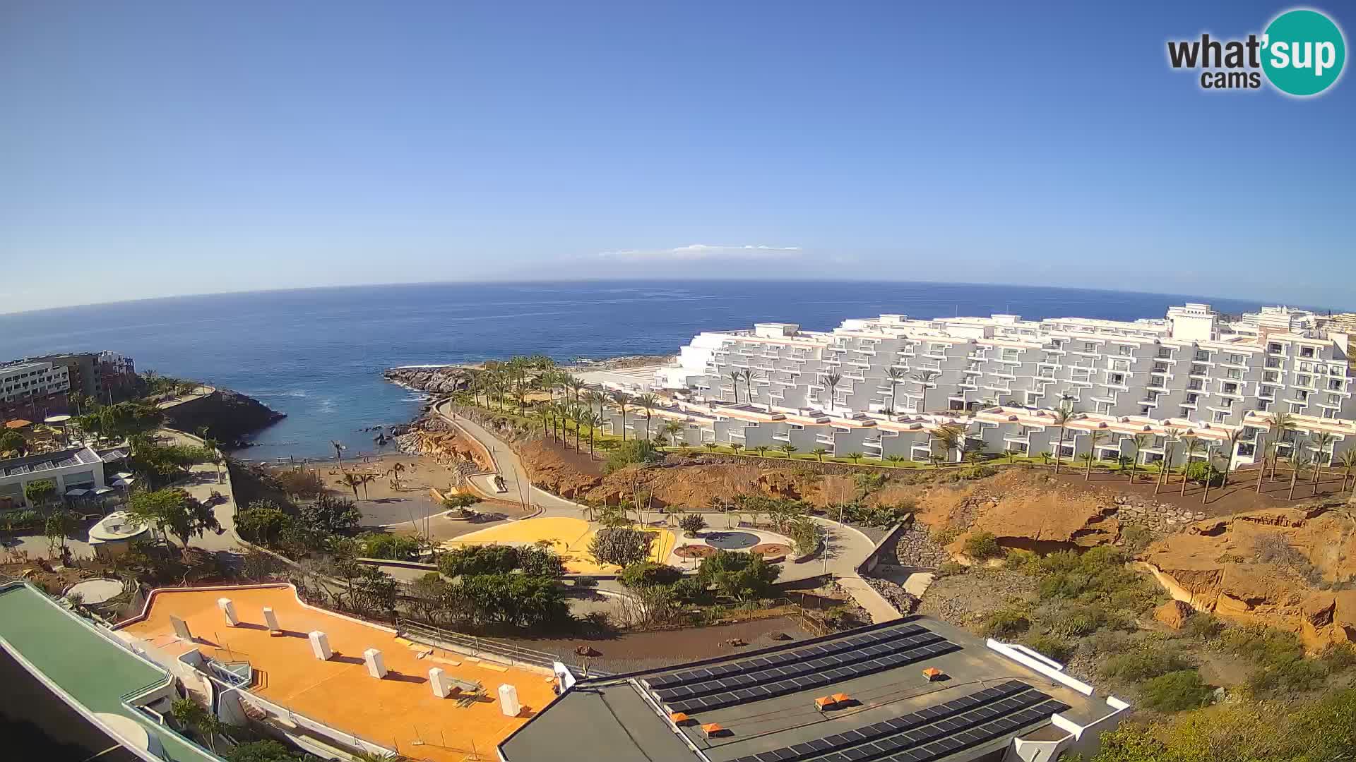 Webcam live spiaggia Las Galgas – Playa Paraiso – Isola La Gomera – Costa Adeje – Tenerife