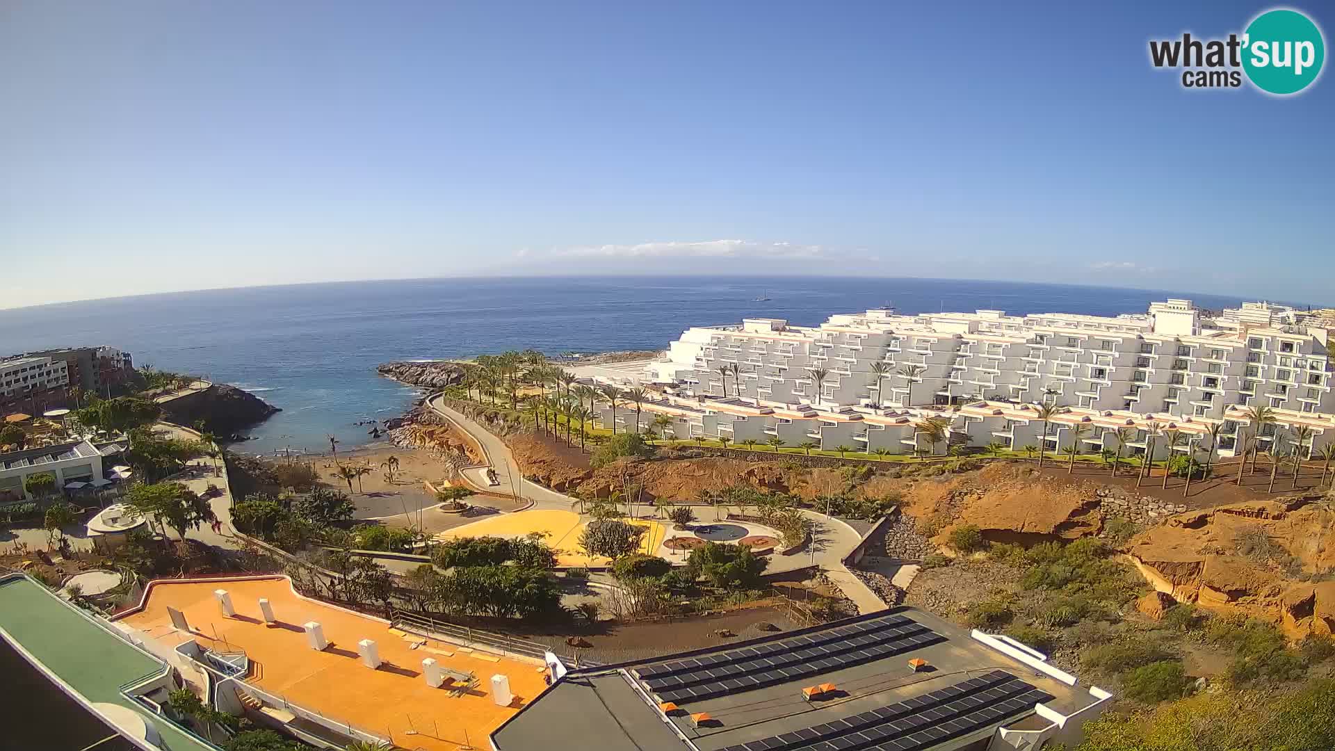 Webcam live spiaggia Las Galgas – Playa Paraiso – Isola La Gomera – Costa Adeje – Tenerife