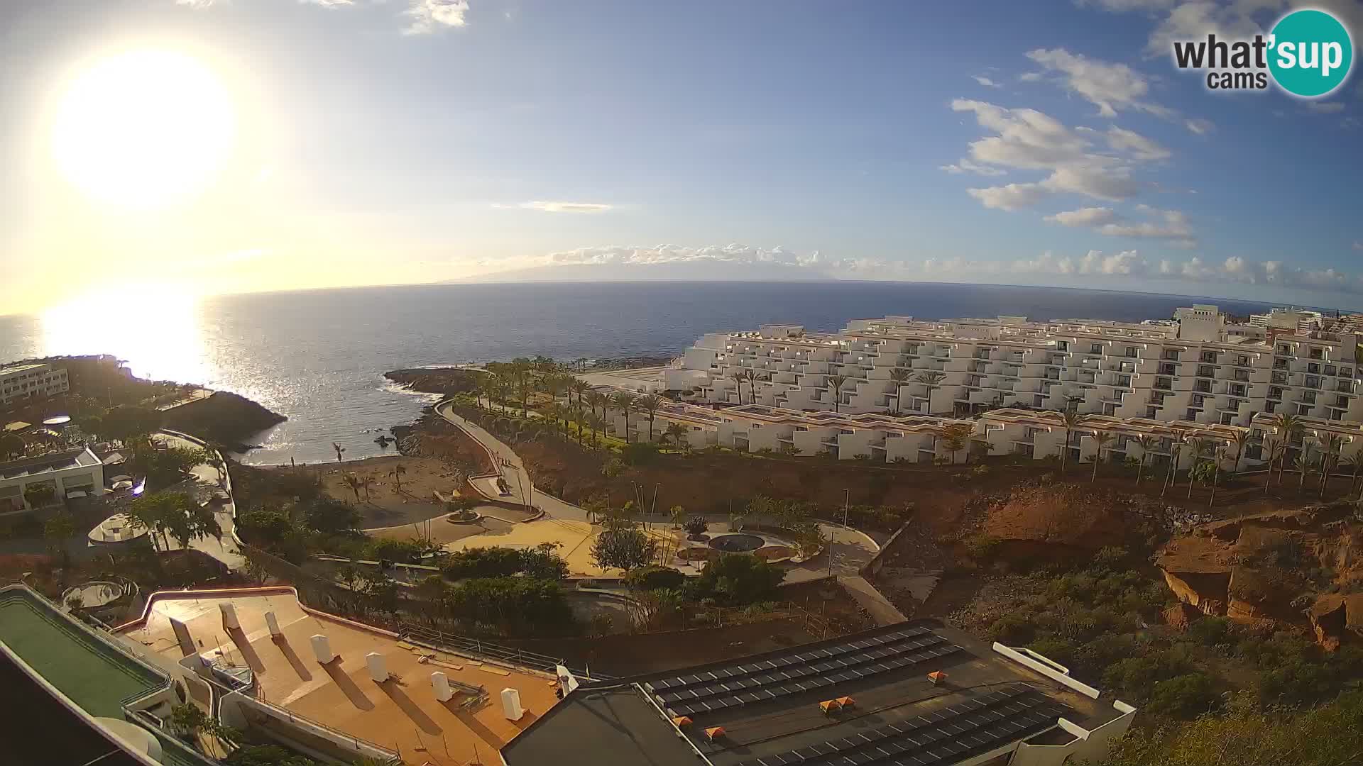 Webcam en vivo Playa de Las Galgas – Playa Paraíso – Isla de La Gomera – Costa Adeje – Tenerife